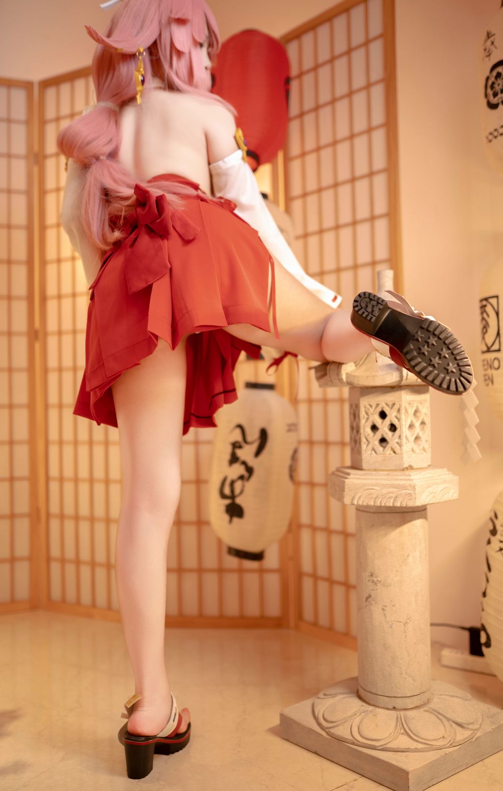 Coser@Bangni邦尼: 八重神子 (99 photos) 2 Coser@Bangni邦尼: 八重神子 (99 photos) 2
