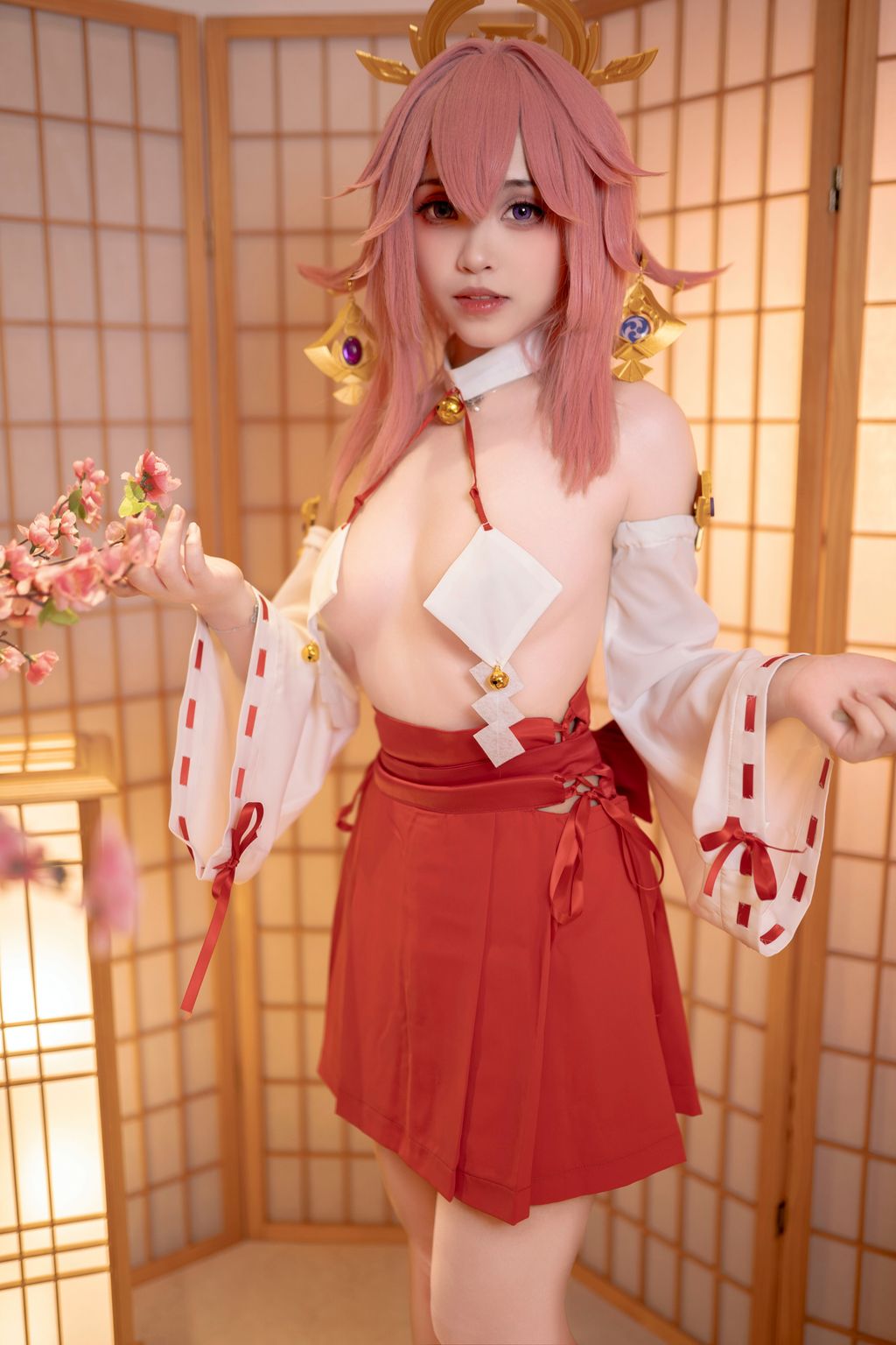 Coser@Bangni邦尼: 八重神子 (99 photos) 17 Coser@Bangni邦尼: 八重神子 (99 photos) 17