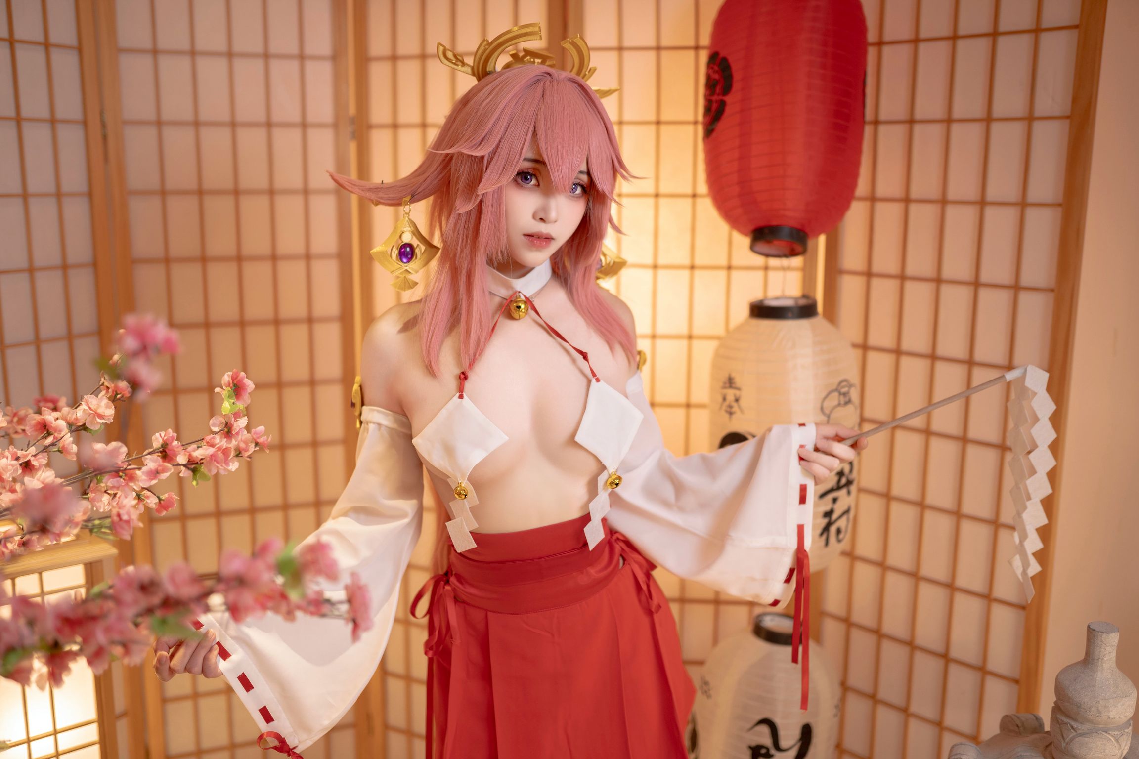 Coser@Bangni邦尼: 八重神子 (99 photos) 5 Coser@Bangni邦尼: 八重神子 (99 photos) 5