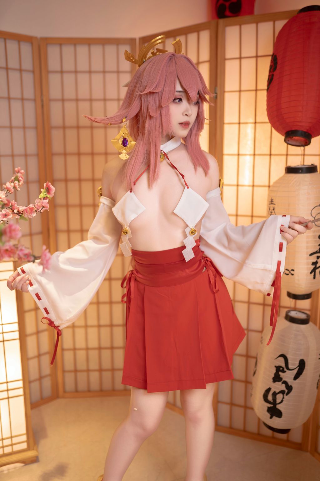 Coser@Bangni邦尼: 八重神子 (99 photos) 4 Coser@Bangni邦尼: 八重神子 (99 photos) 4