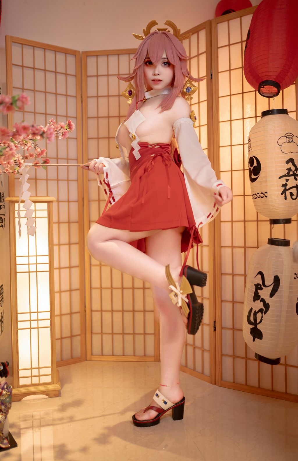 Coser@Bangni邦尼: 八重神子 (99 photos) 14 Coser@Bangni邦尼: 八重神子 (99 photos) 14