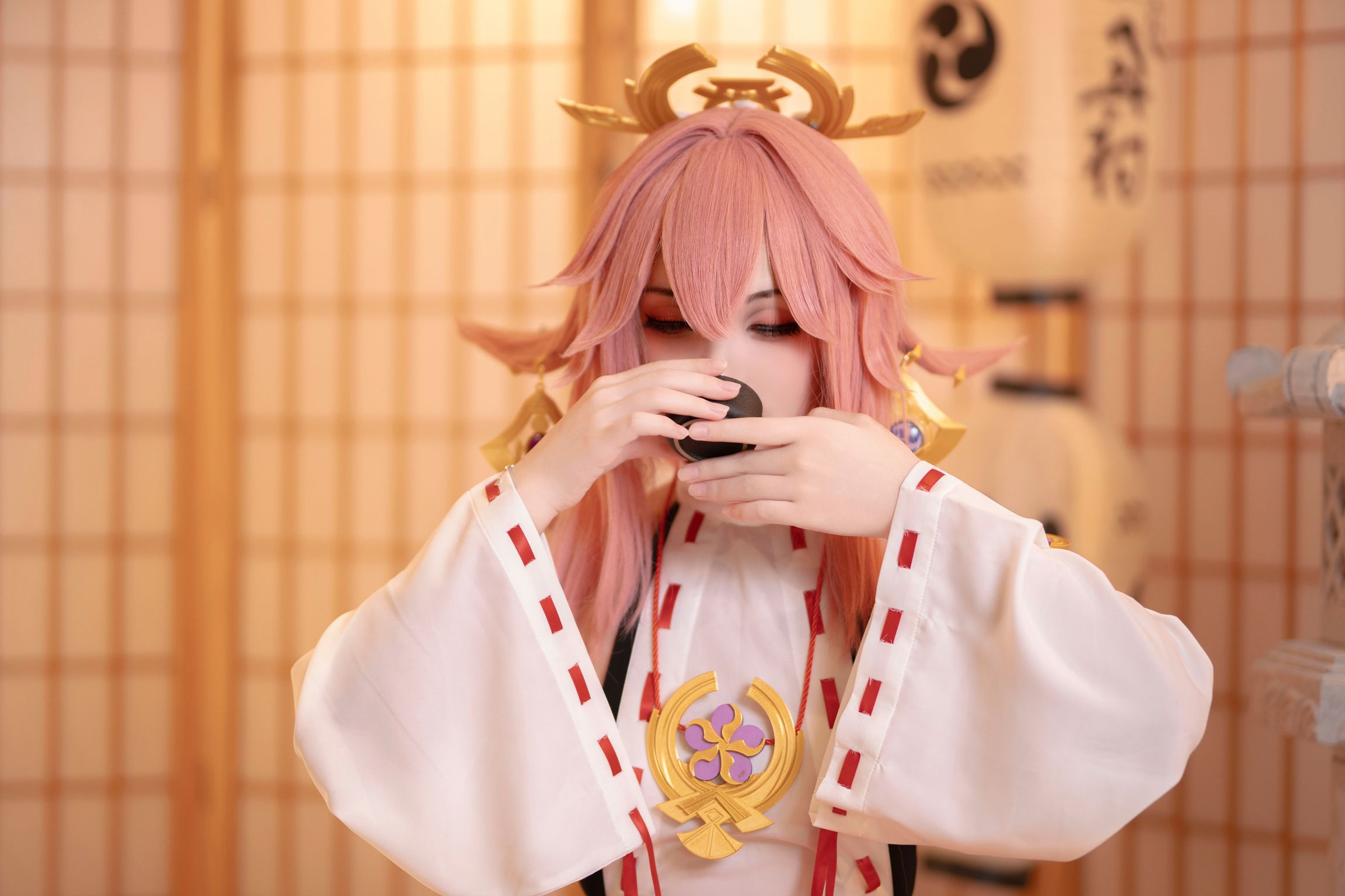 Coser@Bangni邦尼: 八重神子 (99 photos) 2 Coser@Bangni邦尼: 八重神子 (99 photos) 2