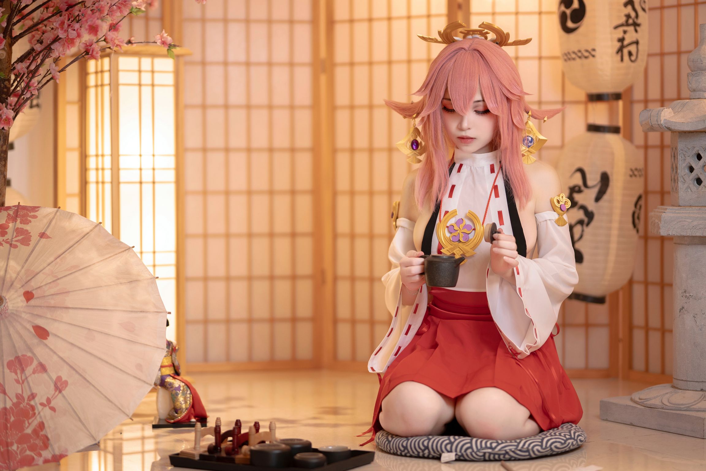 Coser@Bangni邦尼: 八重神子 (99 photos) 0 Coser@Bangni邦尼: 八重神子 (99 photos) 0