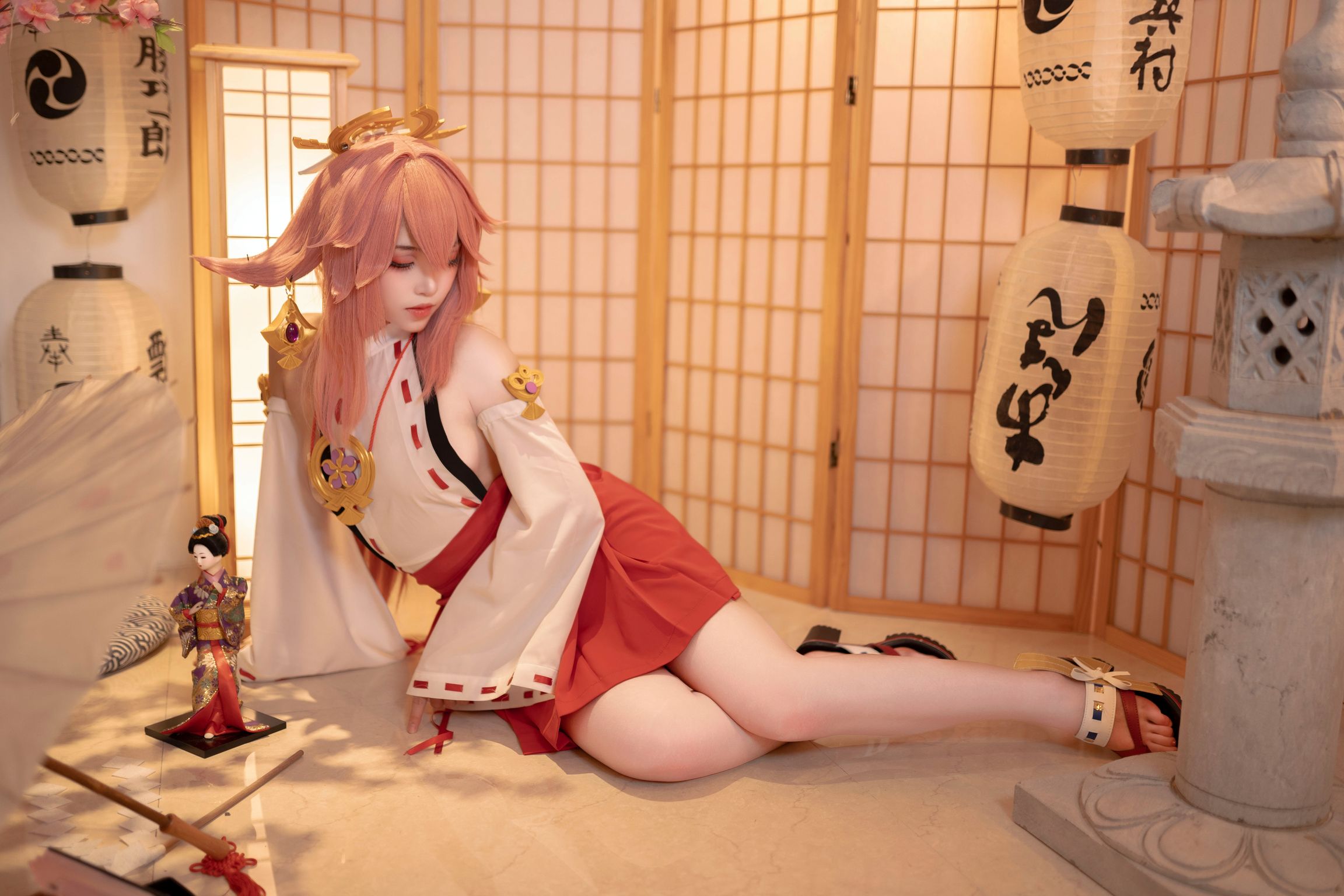 Coser@Bangni邦尼: 八重神子 (99 photos) 11 Coser@Bangni邦尼: 八重神子 (99 photos) 11