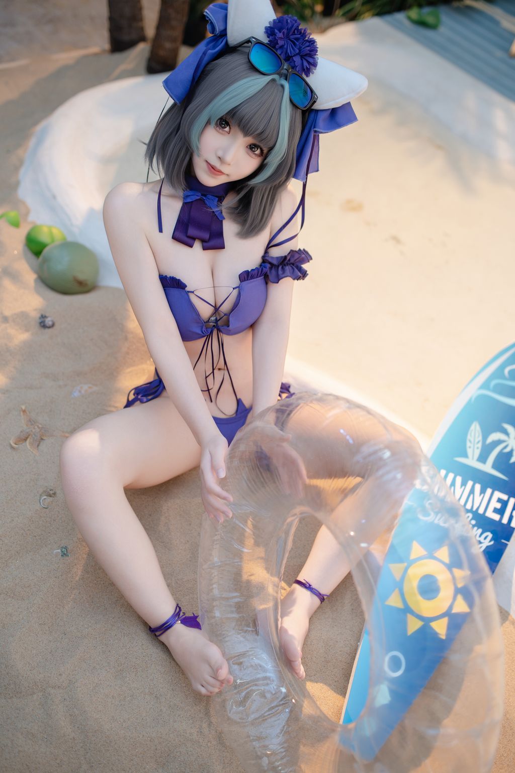Coser@Bangni邦尼: 泳装柴郡 (86 photos) 8 Coser@Bangni邦尼: 泳装柴郡 (86 photos) 8