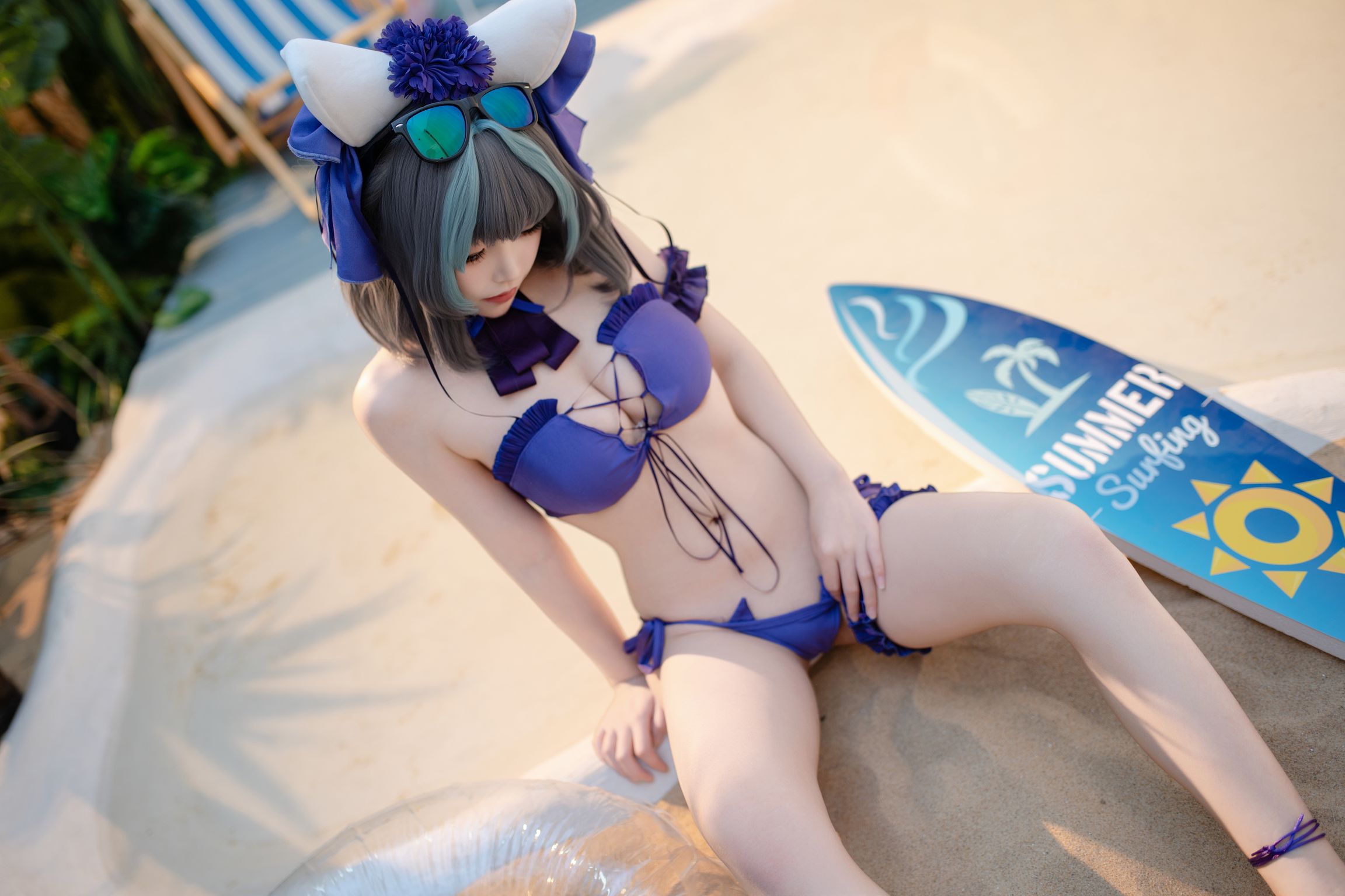 Coser@Bangni邦尼: 泳装柴郡 (86 photos) 4 Coser@Bangni邦尼: 泳装柴郡 (86 photos) 4