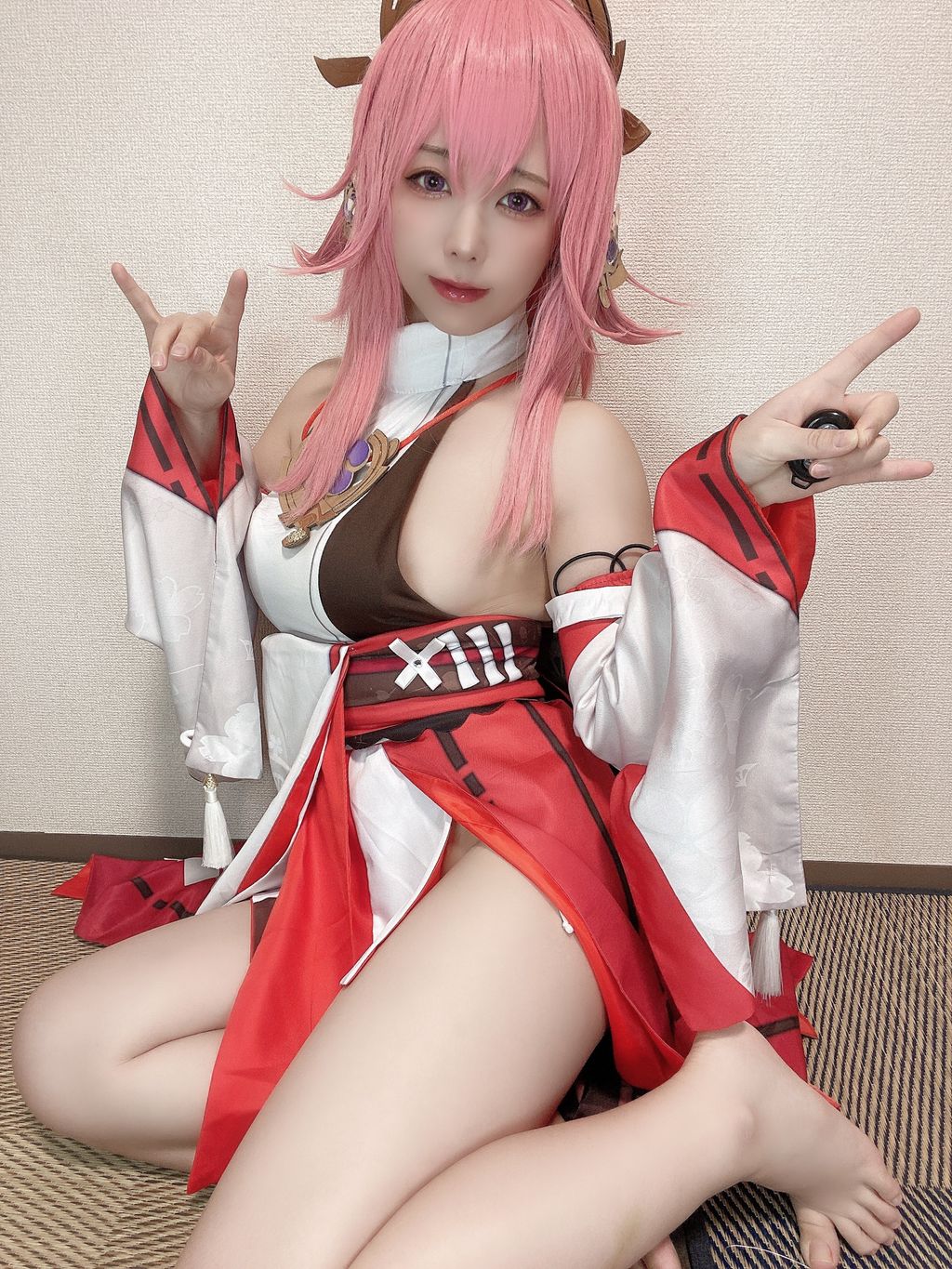 Coser@Rizuna: 八重神子 (90 photos)
