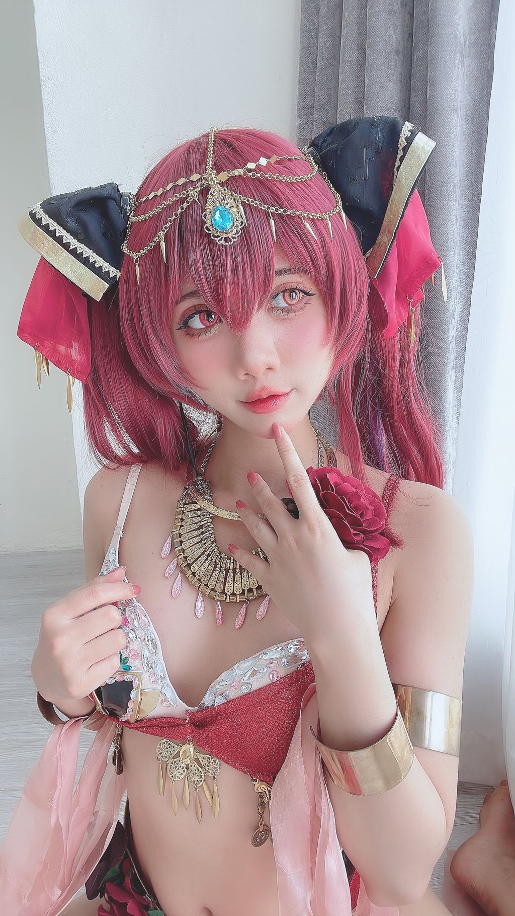 Coser@PoppaChan: Marine Houshou (109 photos + 9 videos)