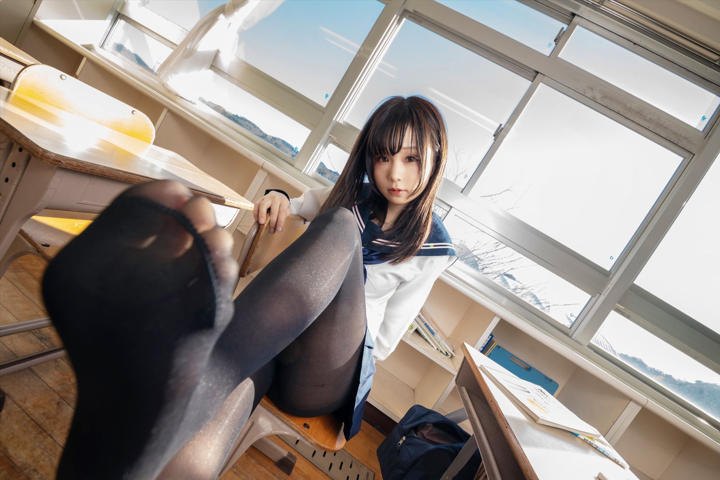 Coser@Kurumi (クルミ): 隣の席のタイツなあの子 (432 photos) 18 Coser@Kurumi (クルミ): 隣の席のタイツなあの子 (432 photos) 18
