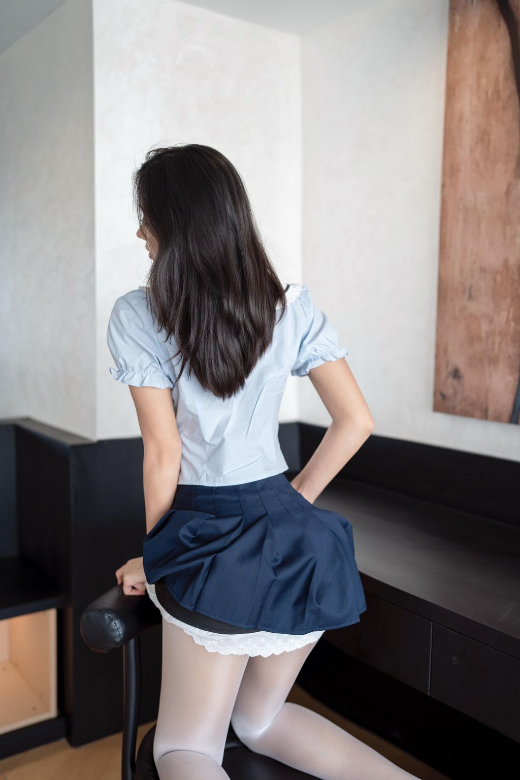 [XR Uncensored] 时安安: R18 秀人网模特 白丝JK (90 photos + 2 videos)