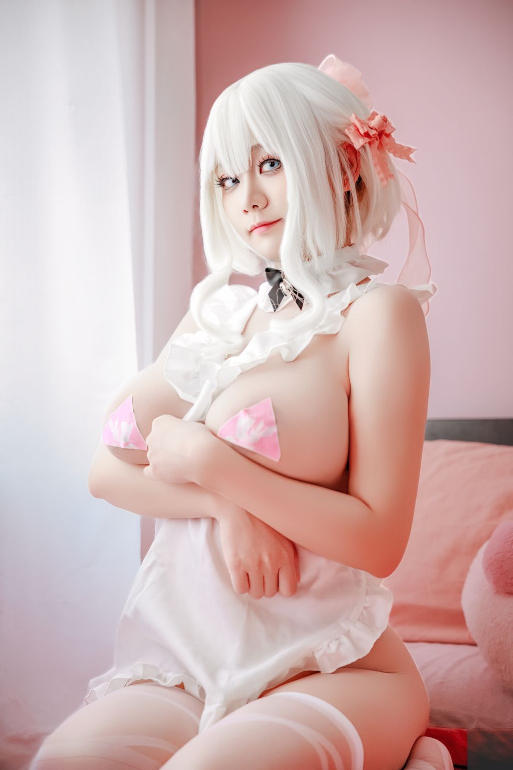 Coser@阿雪雪: 午睡围裙 (90 photos) 5 Coser@阿雪雪: 午睡围裙 (90 photos) 5