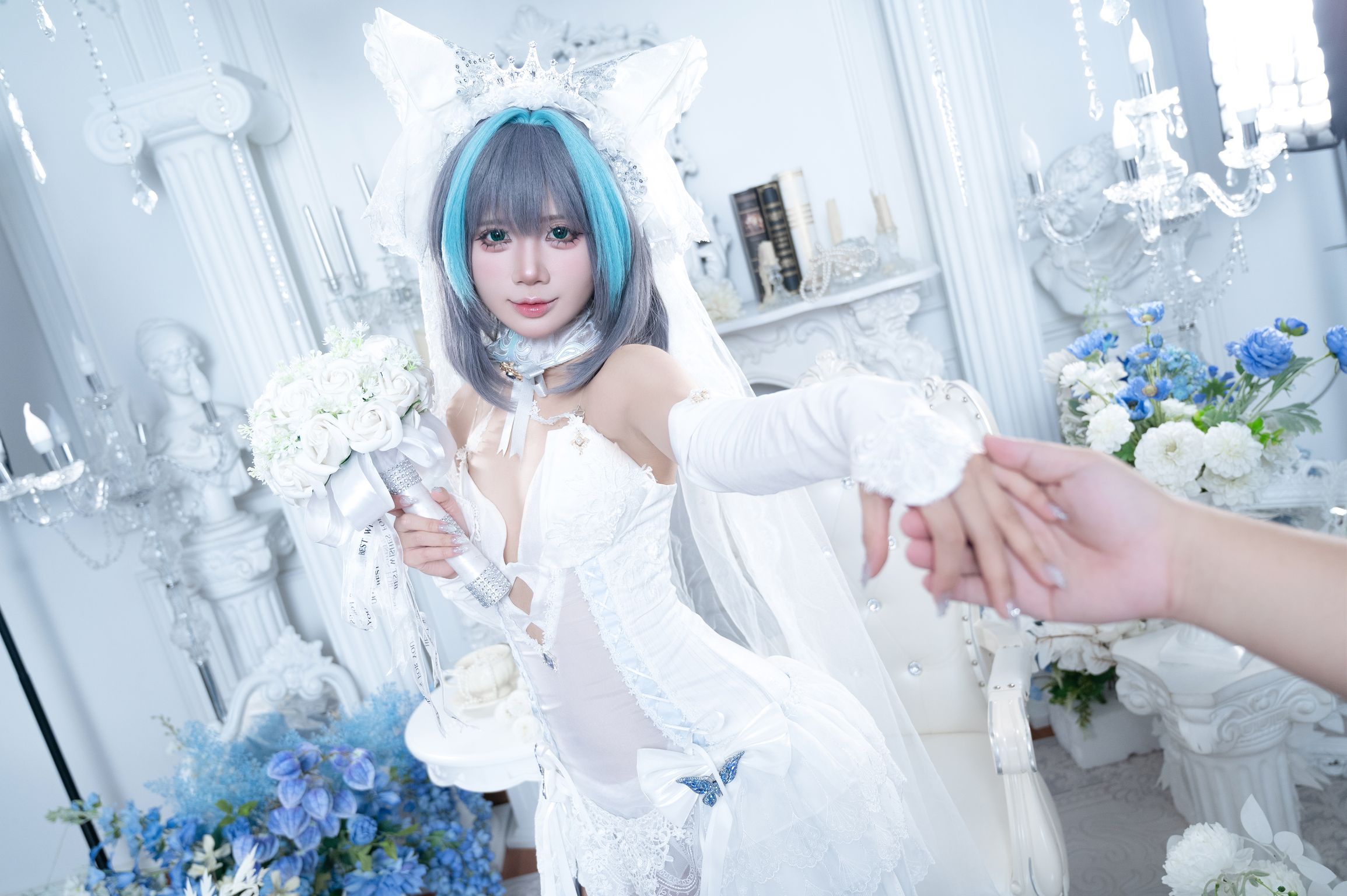 Coser@PoppaChan: Cheshire Wedding (97 photos + 12 videos)