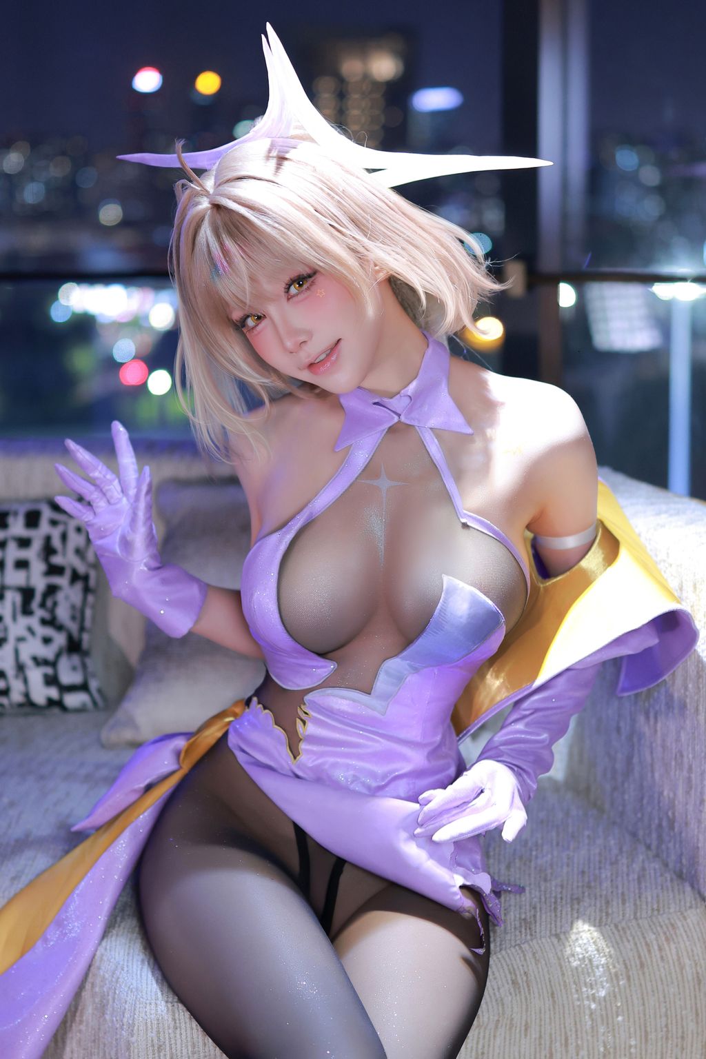 Coser@水淼Aqua: Nikke胜利女神 阿妮斯·超级巨星·星光 (54 photos)
