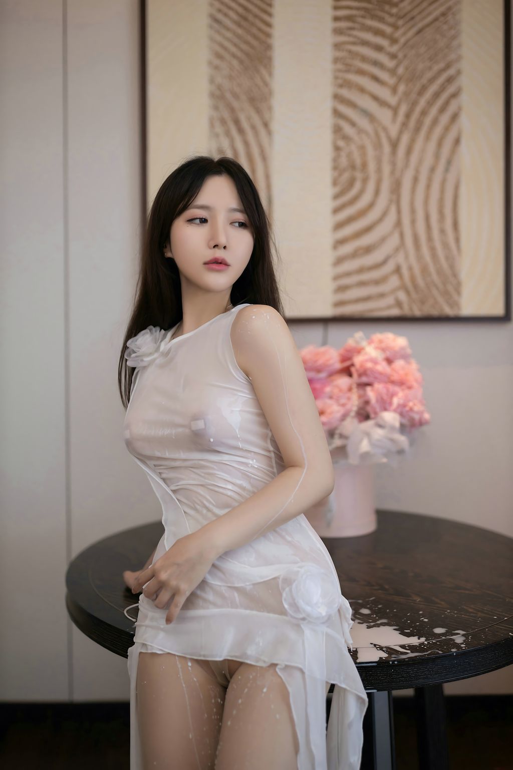 [内购无水印] 鱼子酱Fish: 秀人网模特 洛神玫瑰 (121 photos)