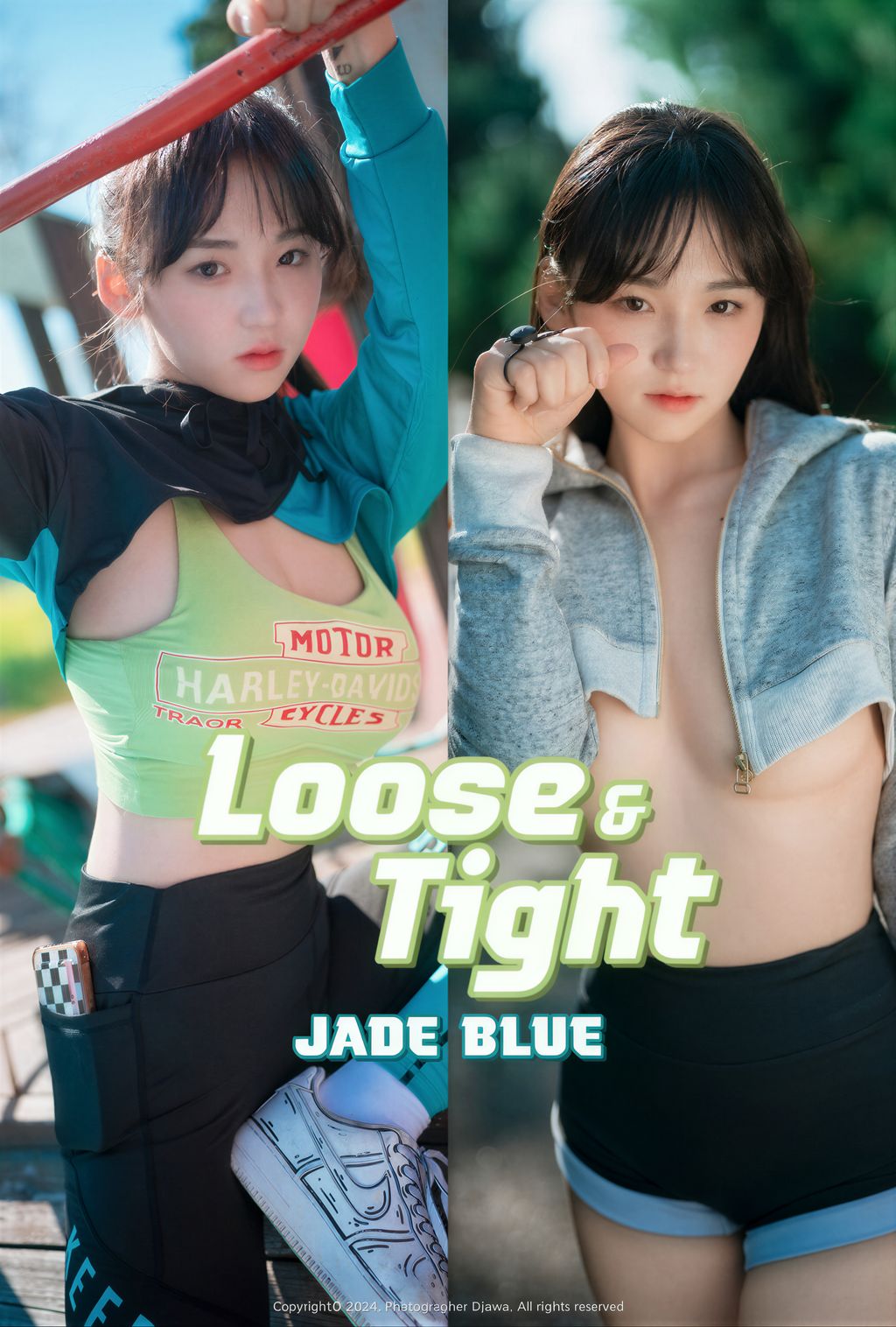 [AI Enhanced] DJAWA Photo: HENDOONG (혠둥이) – Loose and Tight Jade Blue (50 photos)