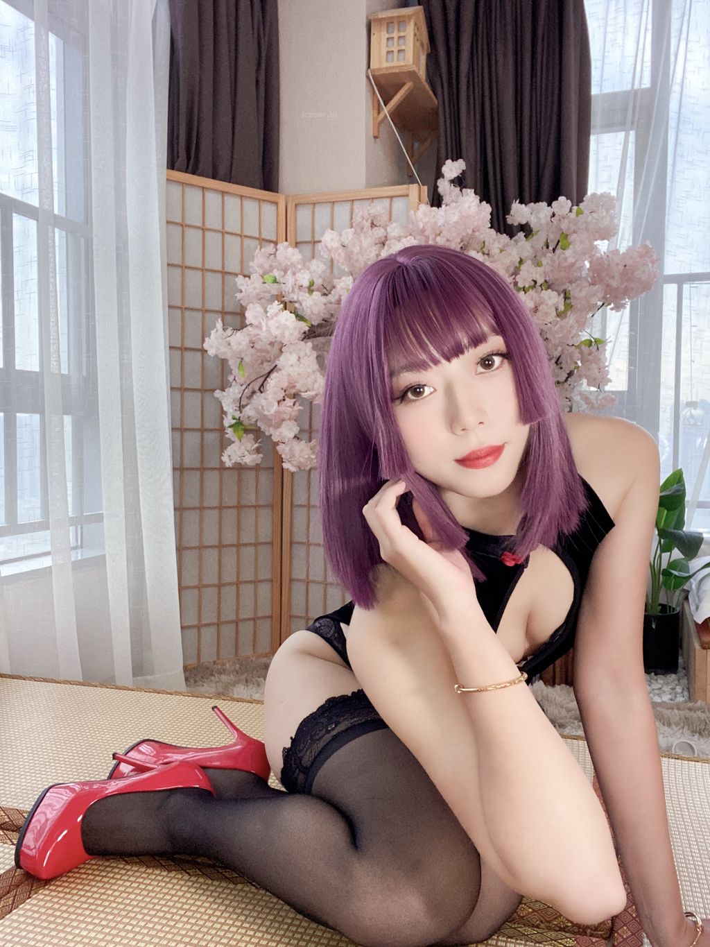 Coser@Money冷冷: 高叉旗袍蕾丝裙 (107 photos) 18 Coser@Money冷冷: 高叉旗袍蕾丝裙 (107 photos) 18