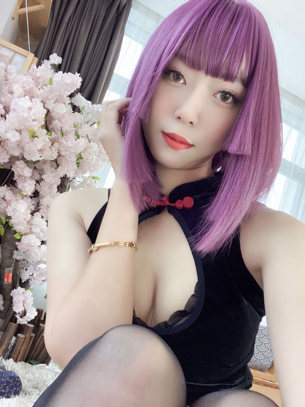 Coser@Money冷冷: 高叉旗袍蕾丝裙 (107 photos) 8 Coser@Money冷冷: 高叉旗袍蕾丝裙 (107 photos) 8
