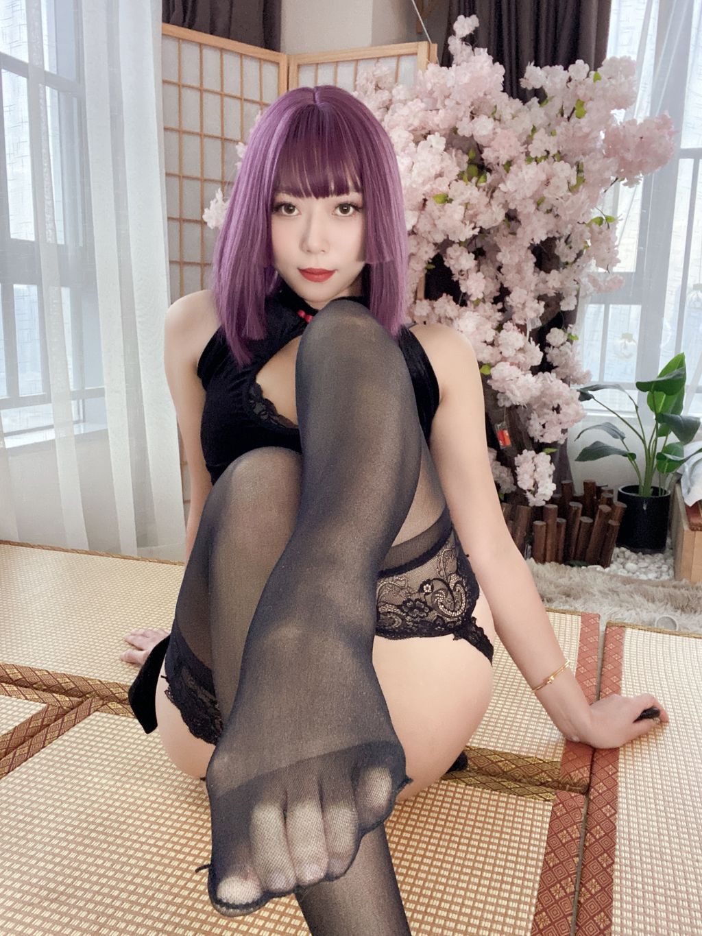Coser@Money冷冷: 高叉旗袍蕾丝裙 (107 photos) 18 Coser@Money冷冷: 高叉旗袍蕾丝裙 (107 photos) 18