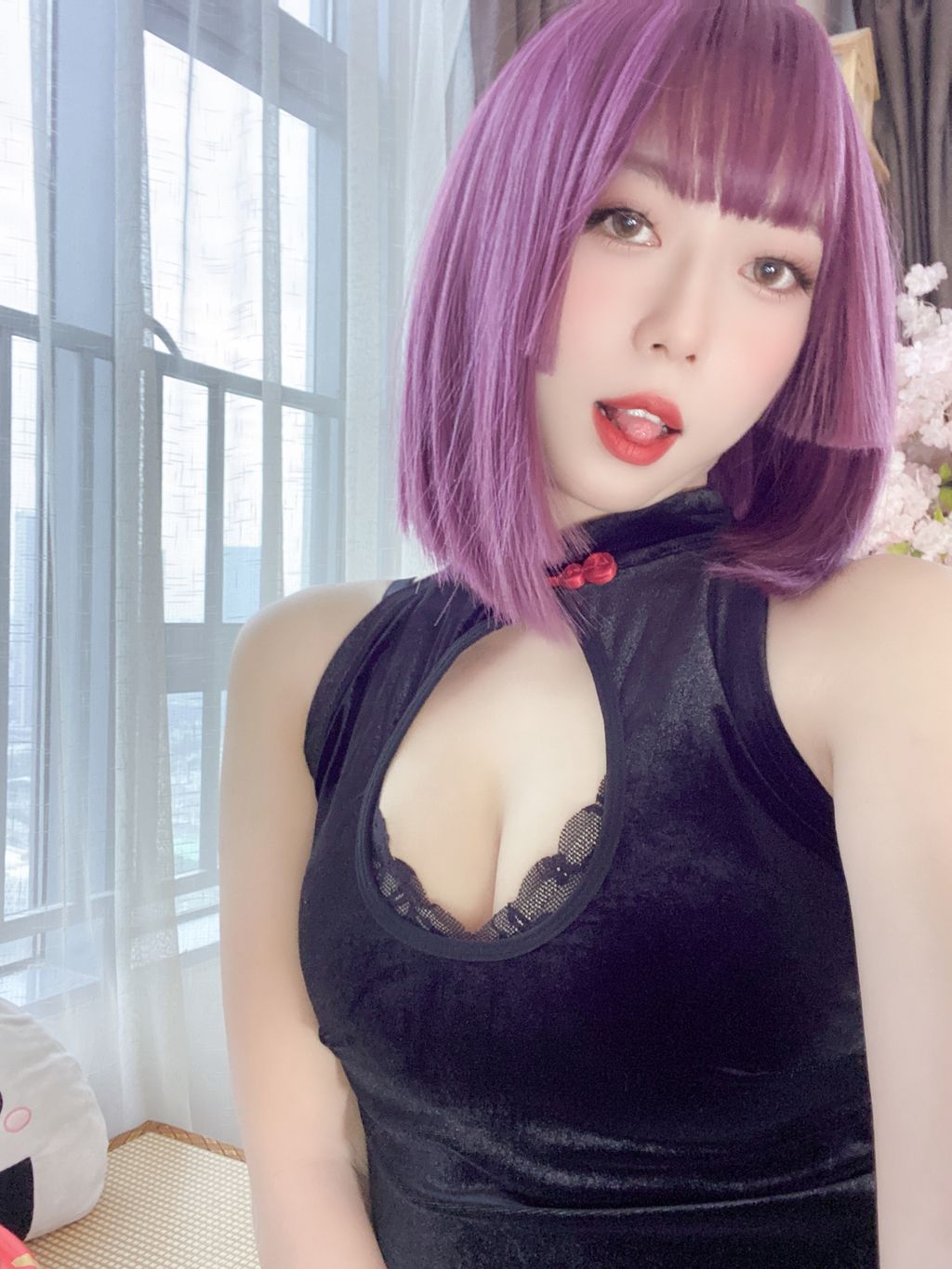Coser@Money冷冷: 高叉旗袍蕾丝裙 (107 photos) 12 Coser@Money冷冷: 高叉旗袍蕾丝裙 (107 photos) 12