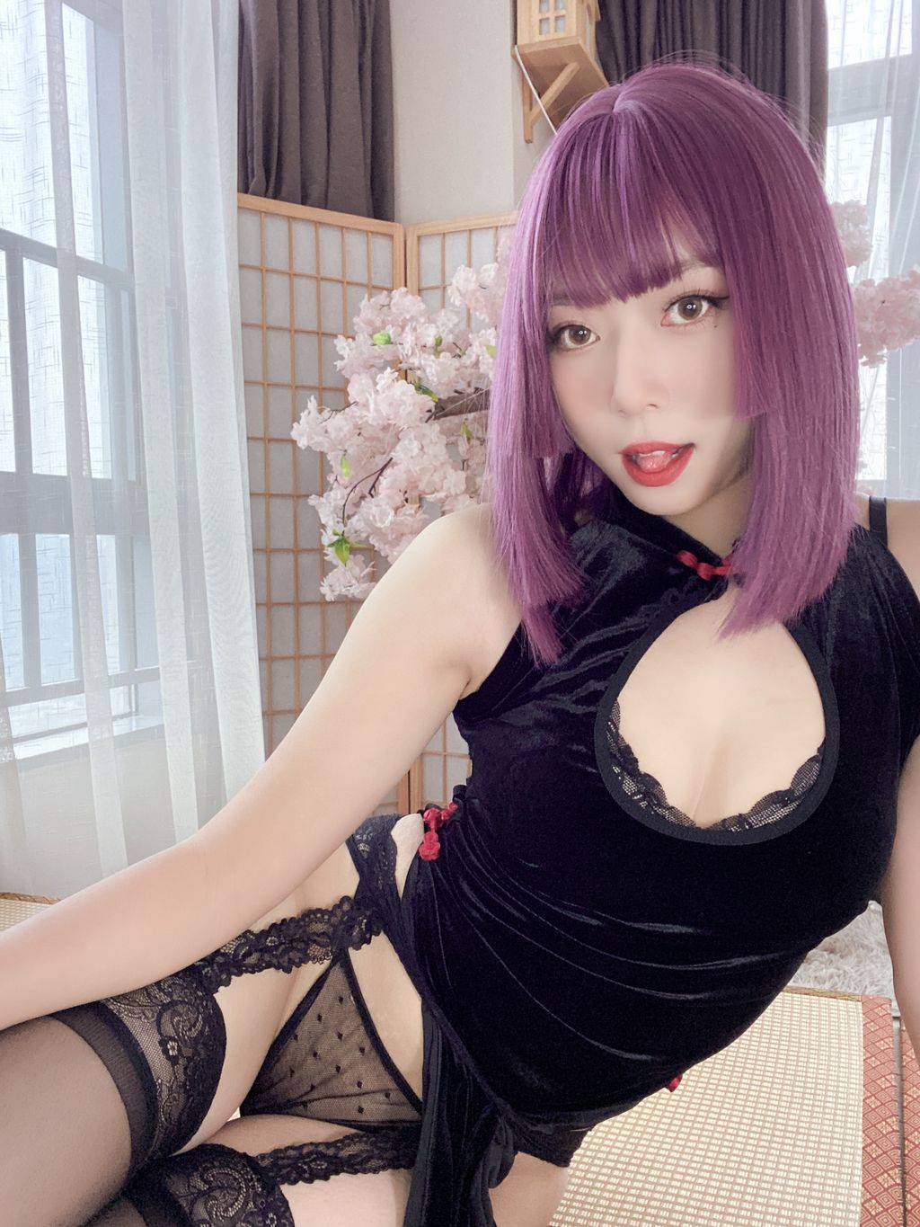 Coser@Money冷冷: 高叉旗袍蕾丝裙 (107 photos) 17 Coser@Money冷冷: 高叉旗袍蕾丝裙 (107 photos) 17