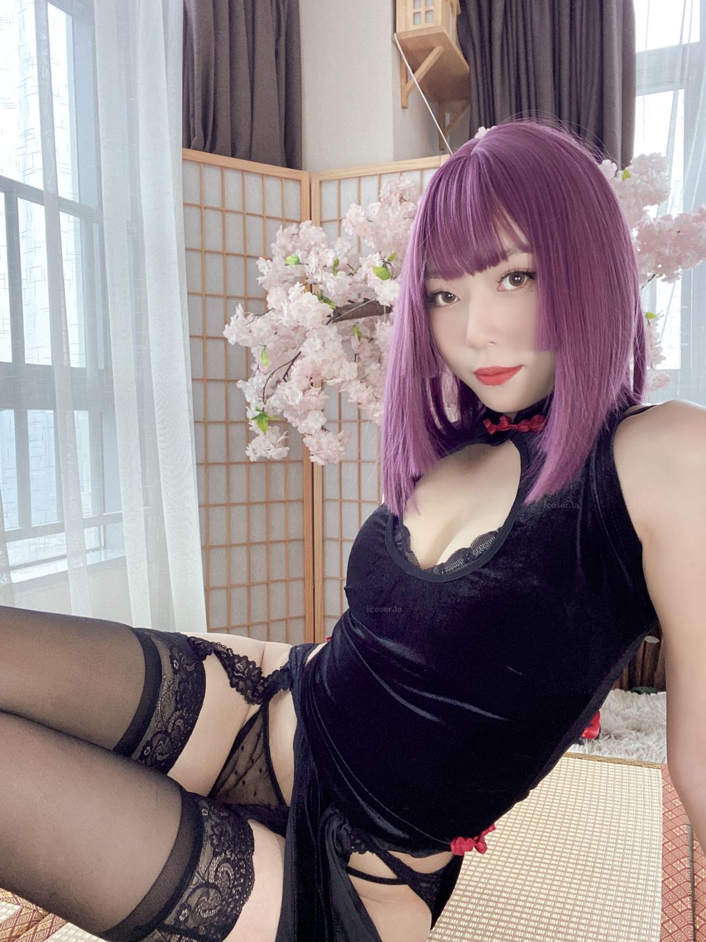 Coser@Money冷冷: 高叉旗袍蕾丝裙 (107 photos) 18 Coser@Money冷冷: 高叉旗袍蕾丝裙 (107 photos) 18