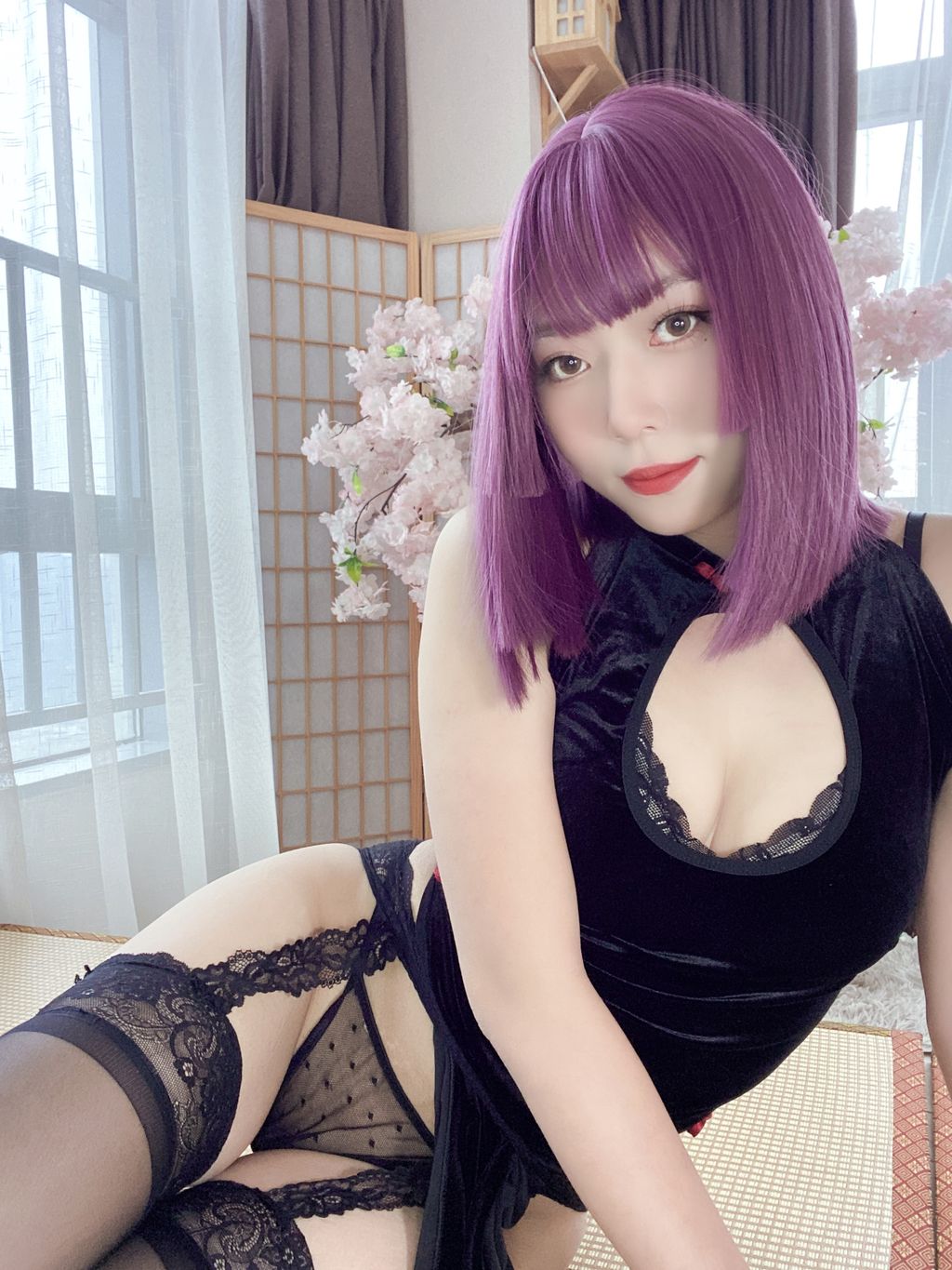 Coser@Money冷冷: 高叉旗袍蕾丝裙 (107 photos) 15 Coser@Money冷冷: 高叉旗袍蕾丝裙 (107 photos) 15
