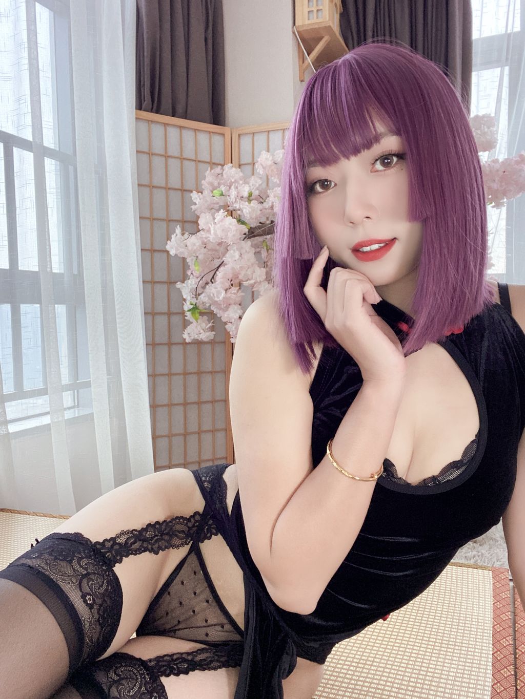 Coser@Money冷冷: 高叉旗袍蕾丝裙 (107 photos) 16 Coser@Money冷冷: 高叉旗袍蕾丝裙 (107 photos) 16