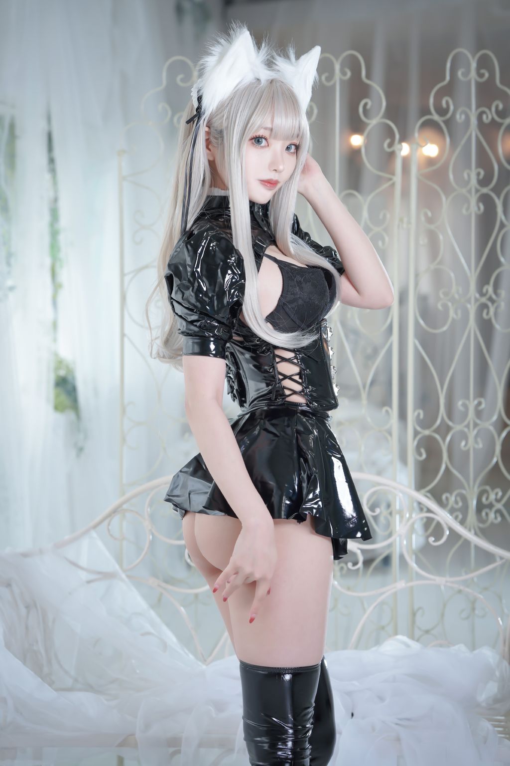 Coser@くろてぃあ (くろ):【KEMOMIMI WHITE】Maid (60 photos) 4 Coser@くろてぃあ (くろ):【KEMOMIMI WHITE】Maid (60 photos) 4