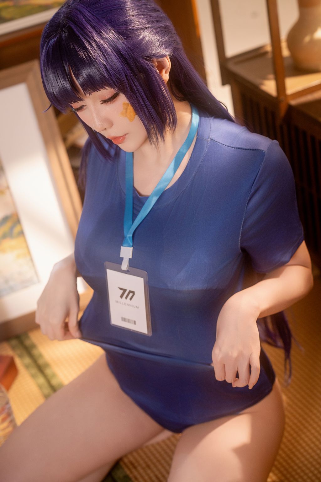 Coser@星之迟迟Hoshilily: 蔚蓝档案-早濑优香体操服 (69 photos + 1 video) 5 Coser@星之迟迟Hoshilily: 蔚蓝档案-早濑优香体操服 (69 photos + 1 video) 5