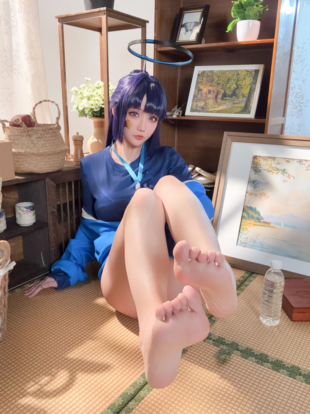 Coser@星之迟迟Hoshilily: 蔚蓝档案-早濑优香体操服 (69 photos + 1 video) 4 Coser@星之迟迟Hoshilily: 蔚蓝档案-早濑优香体操服 (69 photos + 1 video) 4