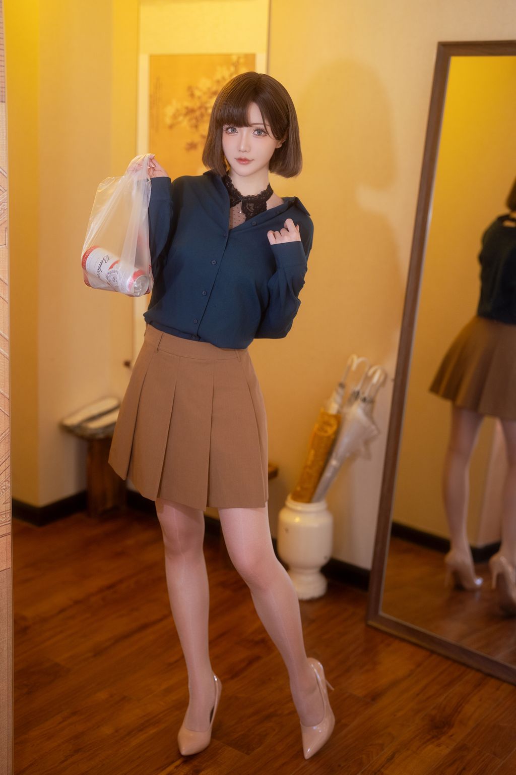 Coser@布丁大法 (Pudding Dafa): 热心的邻居姐姐 (110 photos + 1 video)