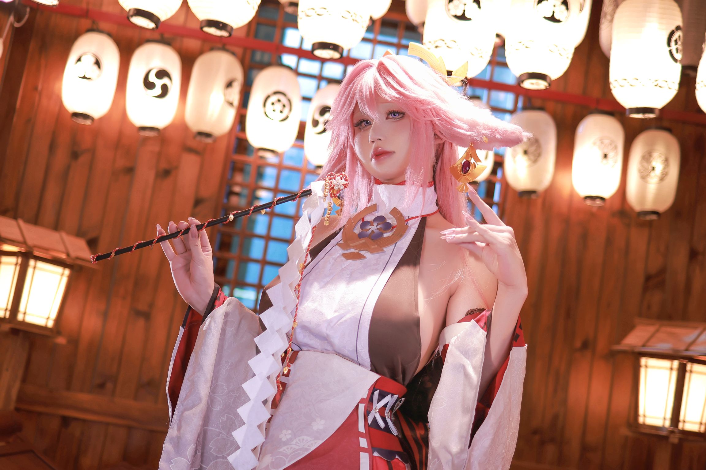 Coser@九曲Jean: 八重神子 (89 photos) 5 Coser@九曲Jean: 八重神子 (89 photos) 5