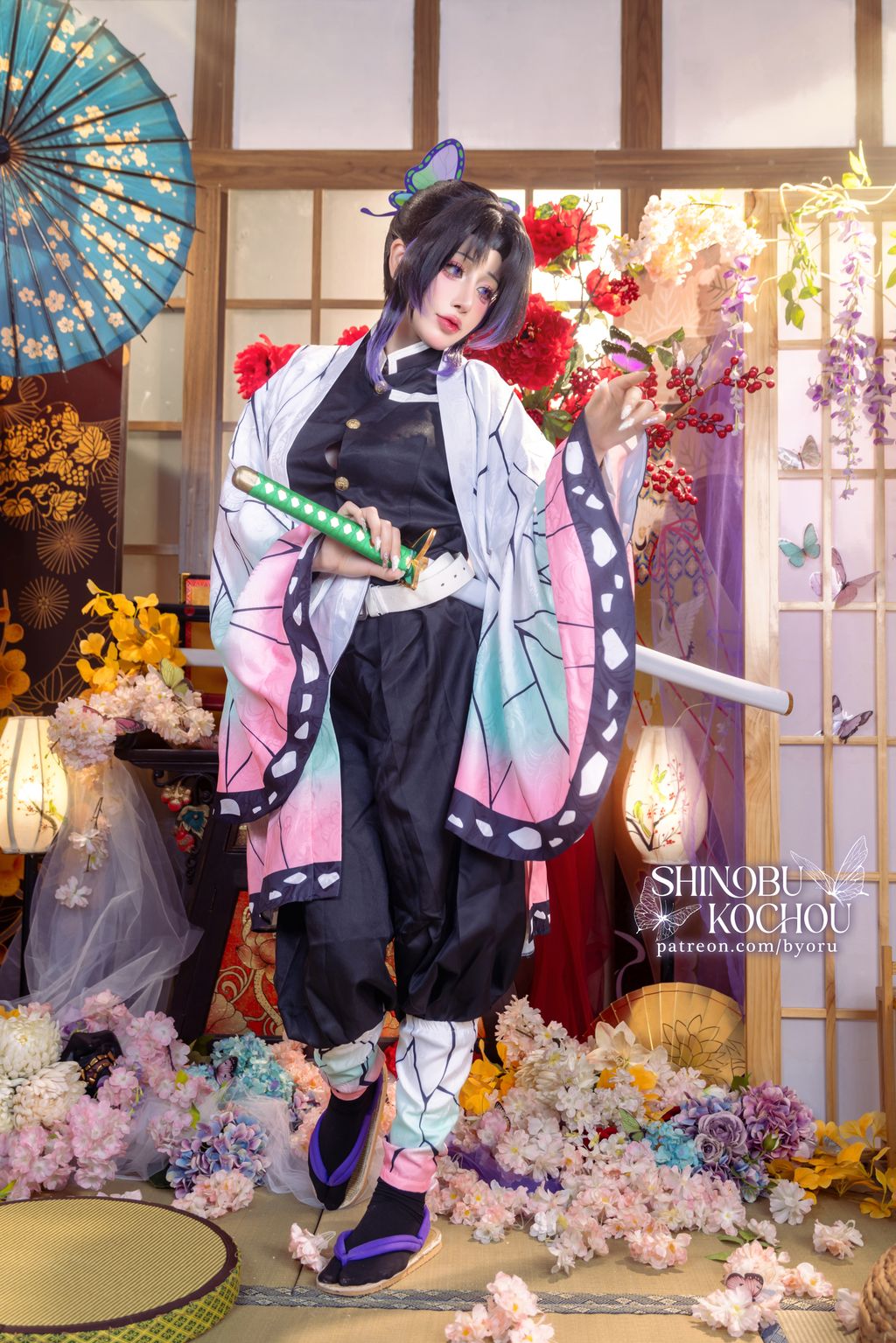Coser@Byoru: Shinobu Kochou HD – 鬼灭之刃 蝴蝶忍 (72 photos + 27 videos) 1 Coser@Byoru: Shinobu Kochou HD – 鬼灭之刃 蝴蝶忍 (72 photos + 27 videos) 1