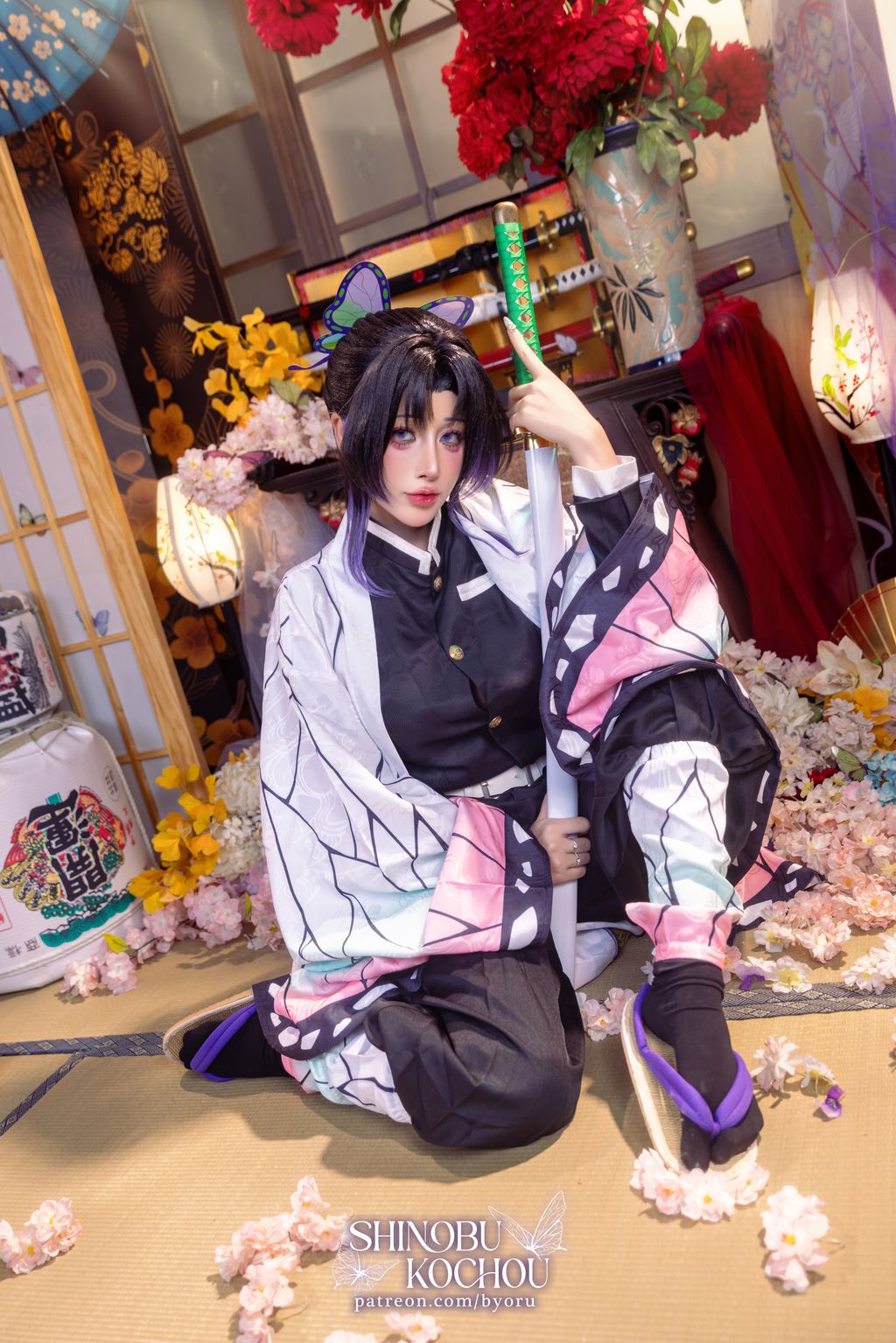 Coser@Byoru: Shinobu Kochou HD – 鬼灭之刃 蝴蝶忍 (72 photos + 27 videos) 5 Coser@Byoru: Shinobu Kochou HD – 鬼灭之刃 蝴蝶忍 (72 photos + 27 videos) 5