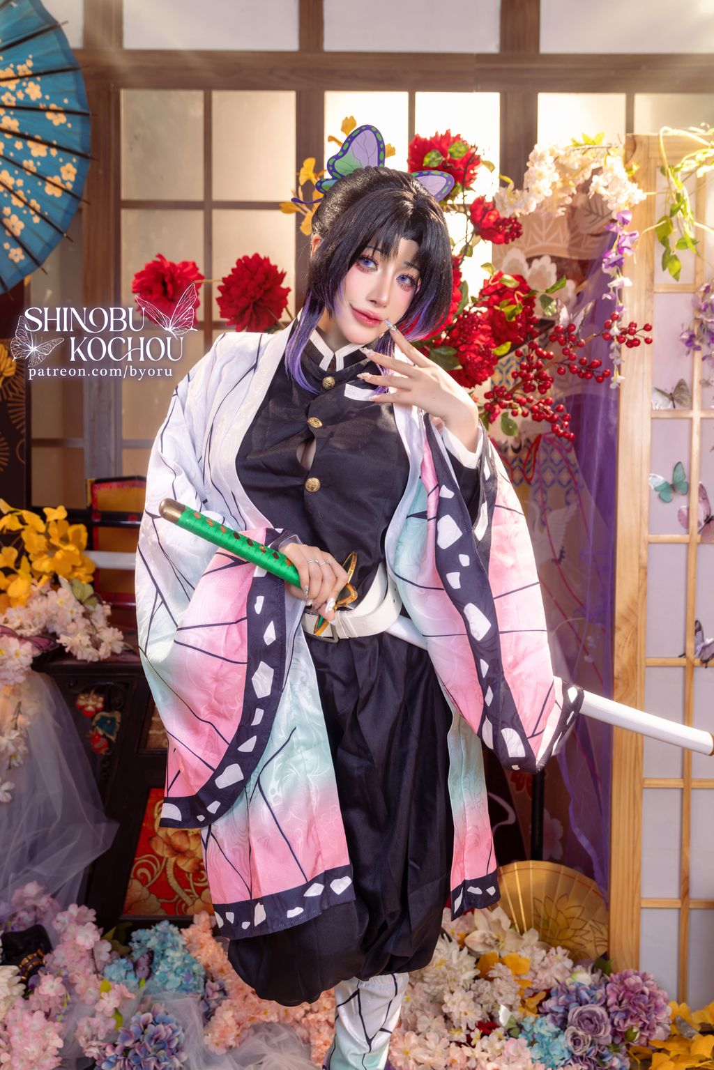 Coser@Byoru: Shinobu Kochou HD – 鬼灭之刃 蝴蝶忍 (72 photos + 27 videos) 3 Coser@Byoru: Shinobu Kochou HD – 鬼灭之刃 蝴蝶忍 (72 photos + 27 videos) 3
