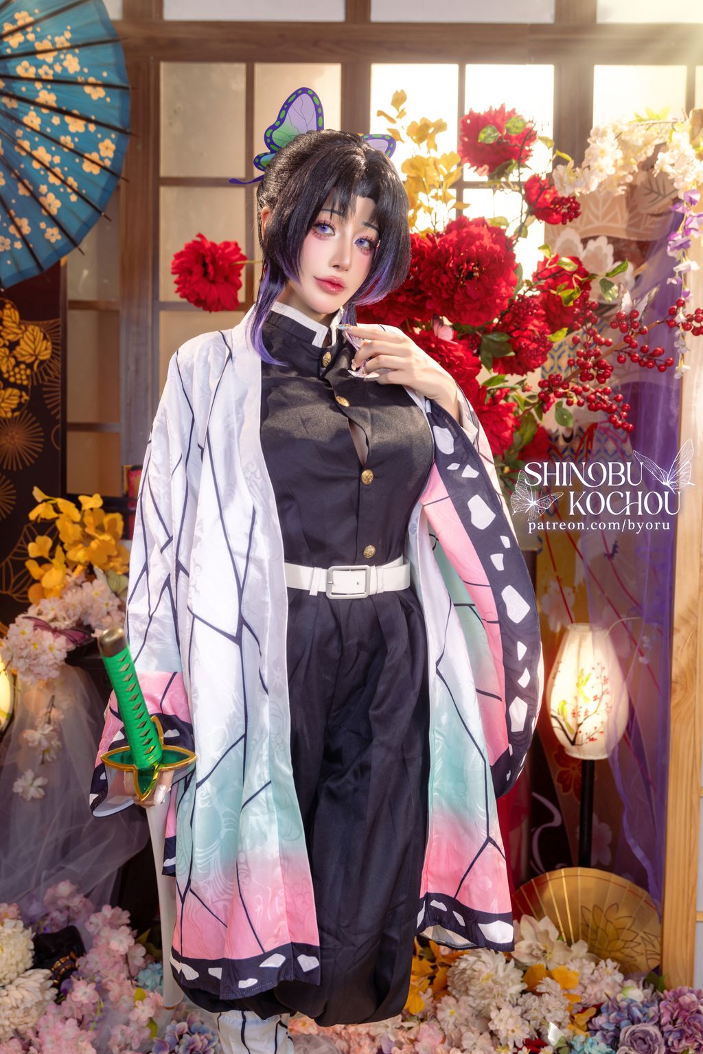 Coser@Byoru: Shinobu Kochou HD – 鬼灭之刃 蝴蝶忍 (72 photos + 27 videos) 4 Coser@Byoru: Shinobu Kochou HD – 鬼灭之刃 蝴蝶忍 (72 photos + 27 videos) 4
