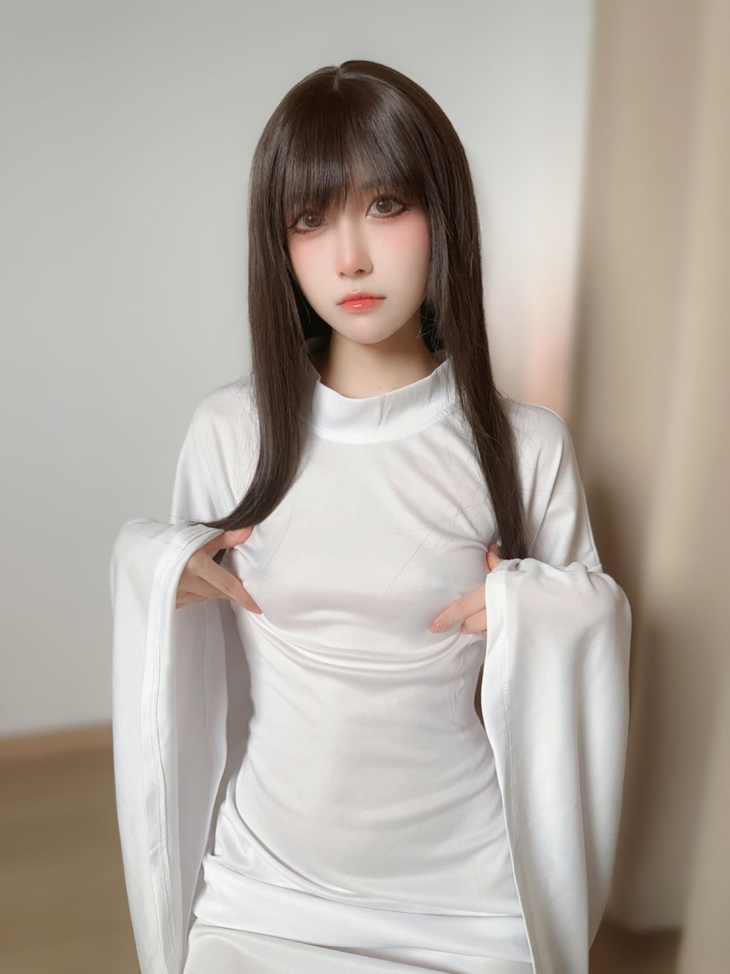 Coser@布丁大法 (Pudding Dafa): 万圣节 幽灵小姐 (90 photos + 6 videos)