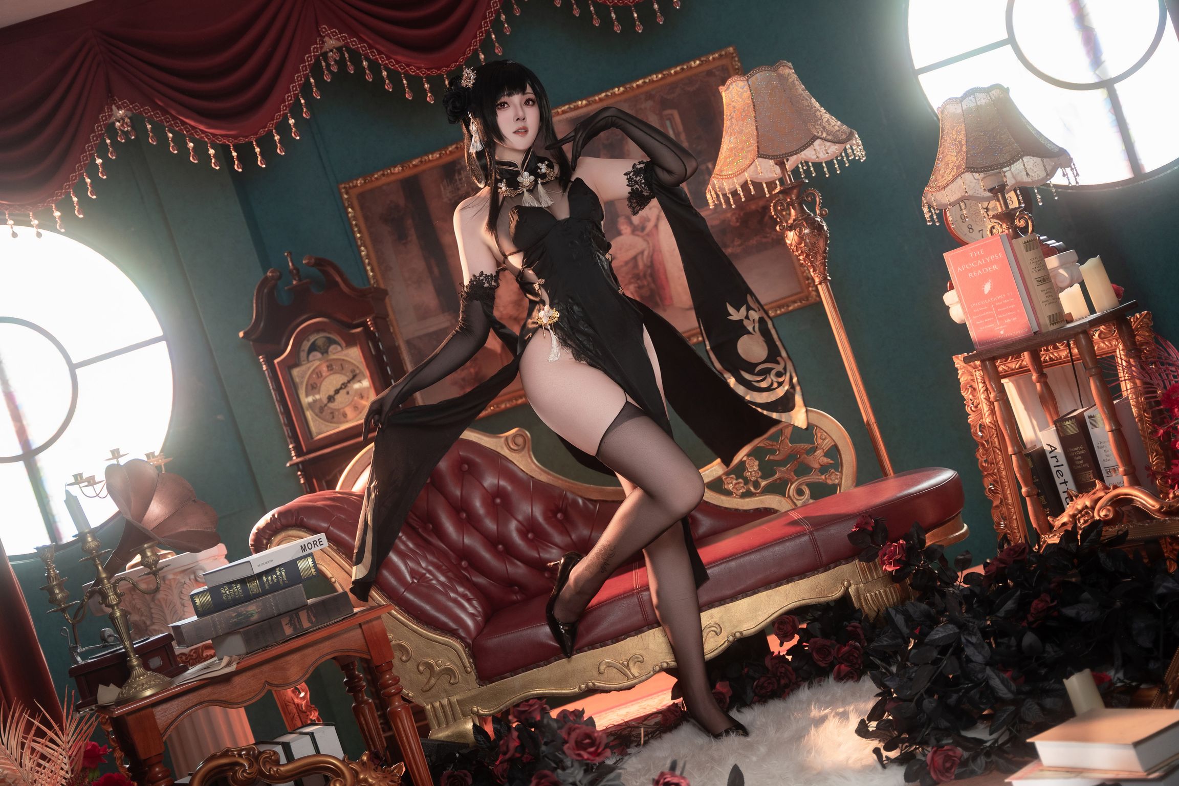Coser@Natsuko夏夏子: 碧蓝航线镇海旗袍 (76 photos)