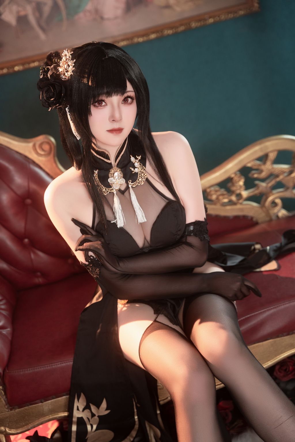 Coser@Natsuko夏夏子: 碧蓝航线镇海旗袍 (76 photos) 7 Coser@Natsuko夏夏子: 碧蓝航线镇海旗袍 (76 photos) 7