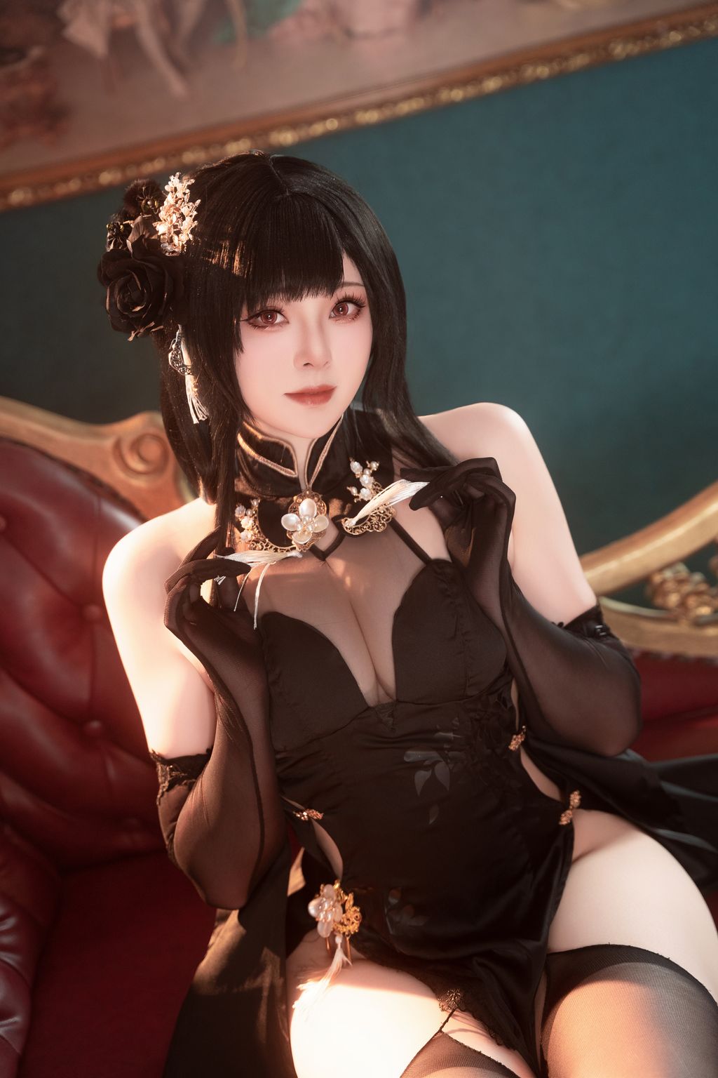 Coser@Natsuko夏夏子: 碧蓝航线镇海旗袍 (76 photos) 6 Coser@Natsuko夏夏子: 碧蓝航线镇海旗袍 (76 photos) 6