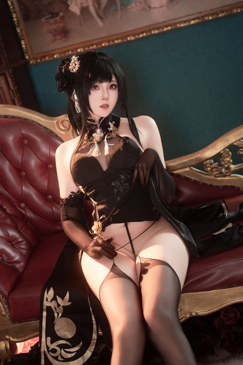 Coser@Natsuko夏夏子: 碧蓝航线镇海旗袍 (76 photos) 9 Coser@Natsuko夏夏子: 碧蓝航线镇海旗袍 (76 photos) 9