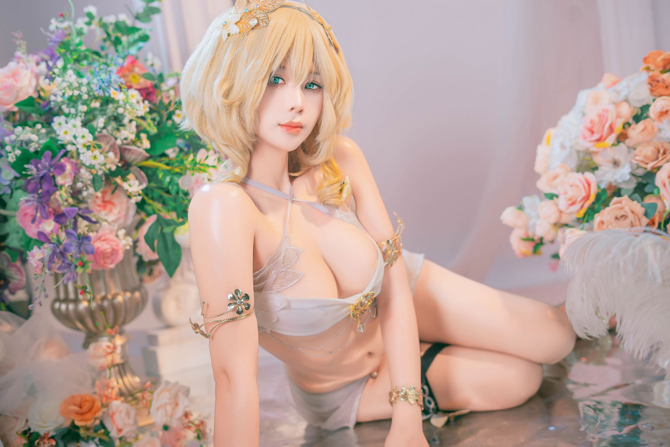 Coser@Pyon: Pyoncos (ピオン) Aglaea HonkaiStar Rail 崩铁 阿格莱雅 (99 photos + 3 videos) 7 Coser@Pyon: Pyoncos (ピオン) Aglaea HonkaiStar Rail 崩铁 阿格莱雅 (99 photos + 3 videos) 7