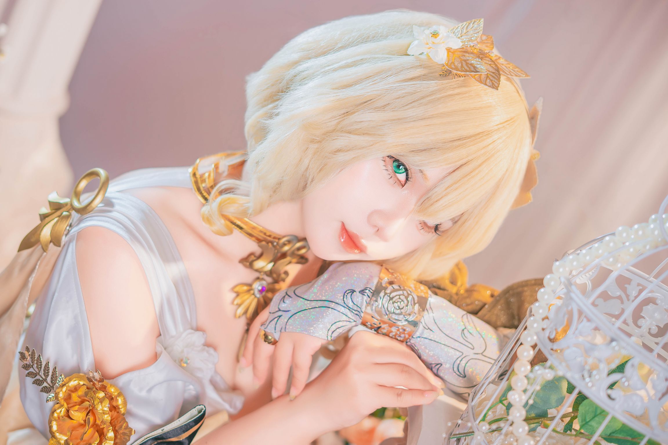 Coser@Pyon: Pyoncos (ピオン) Aglaea HonkaiStar Rail 崩铁 阿格莱雅 (99 photos + 3 videos) 2 Coser@Pyon: Pyoncos (ピオン) Aglaea HonkaiStar Rail 崩铁 阿格莱雅 (99 photos + 3 videos) 2