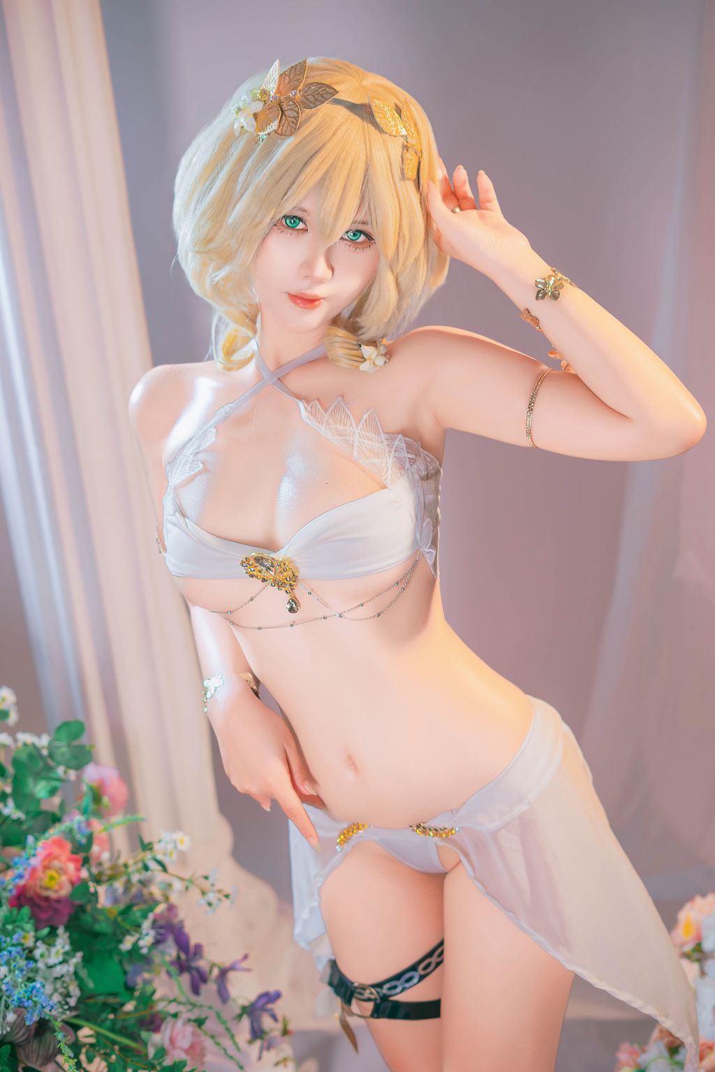 Coser@Pyon: Pyoncos (ピオン) Aglaea HonkaiStar Rail 崩铁 阿格莱雅 (99 photos + 3 videos) 5 Coser@Pyon: Pyoncos (ピオン) Aglaea HonkaiStar Rail 崩铁 阿格莱雅 (99 photos + 3 videos) 5