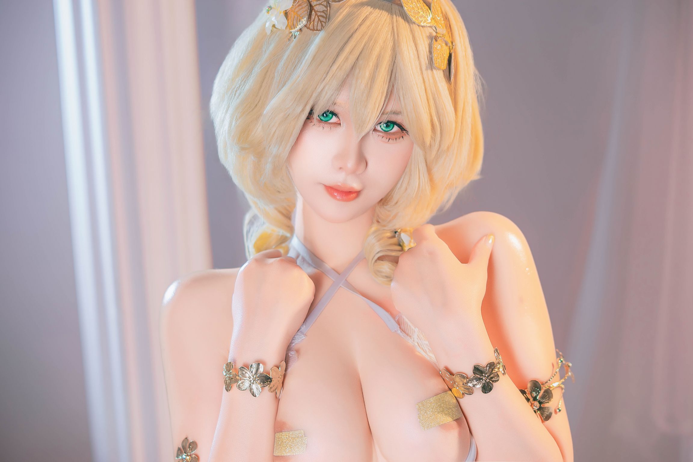 Coser@Pyon: Pyoncos (ピオン) Aglaea HonkaiStar Rail 崩铁 阿格莱雅 (99 photos + 3 videos) 14 Coser@Pyon: Pyoncos (ピオン) Aglaea HonkaiStar Rail 崩铁 阿格莱雅 (99 photos + 3 videos) 14