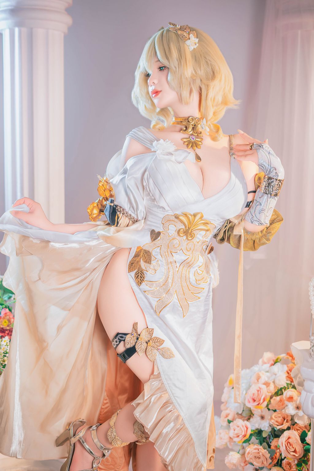 Coser@Pyon: Pyoncos (ピオン) Aglaea HonkaiStar Rail 崩铁 阿格莱雅 (99 photos + 3 videos) 17 Coser@Pyon: Pyoncos (ピオン) Aglaea HonkaiStar Rail 崩铁 阿格莱雅 (99 photos + 3 videos) 17