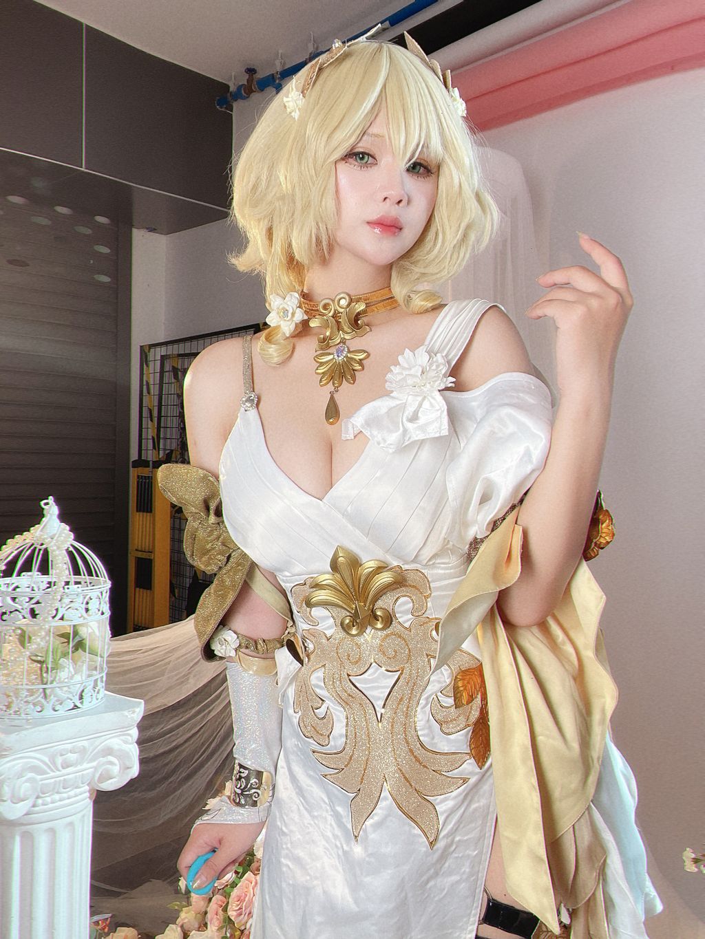 Coser@Pyon: Pyoncos (ピオン) Aglaea HonkaiStar Rail 崩铁 阿格莱雅 (99 photos + 3 videos) 8 Coser@Pyon: Pyoncos (ピオン) Aglaea HonkaiStar Rail 崩铁 阿格莱雅 (99 photos + 3 videos) 8