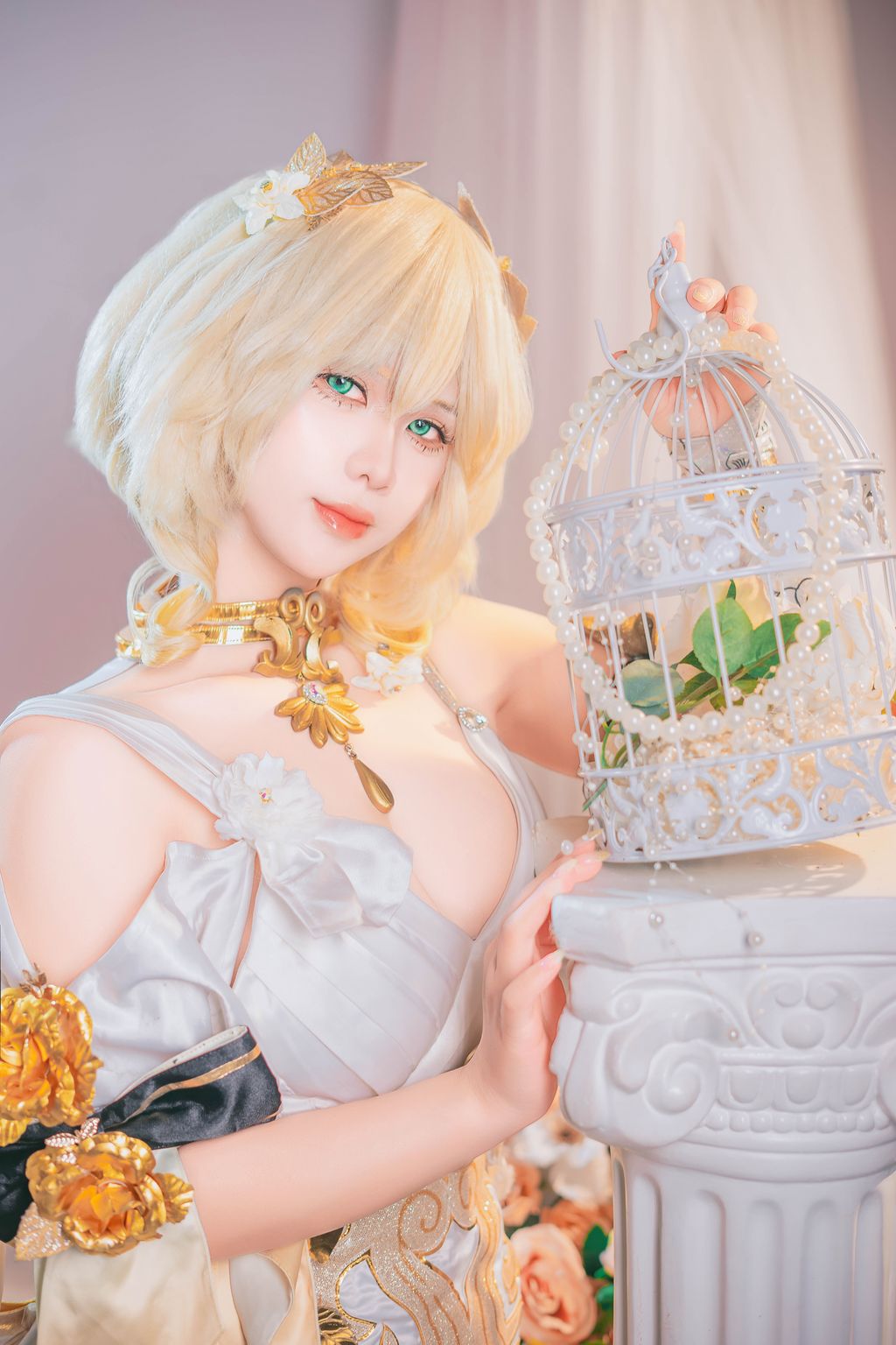 Coser@Pyon: Pyoncos (ピオン) Aglaea HonkaiStar Rail 崩铁 阿格莱雅 (99 photos + 3 videos) 4 Coser@Pyon: Pyoncos (ピオン) Aglaea HonkaiStar Rail 崩铁 阿格莱雅 (99 photos + 3 videos) 4