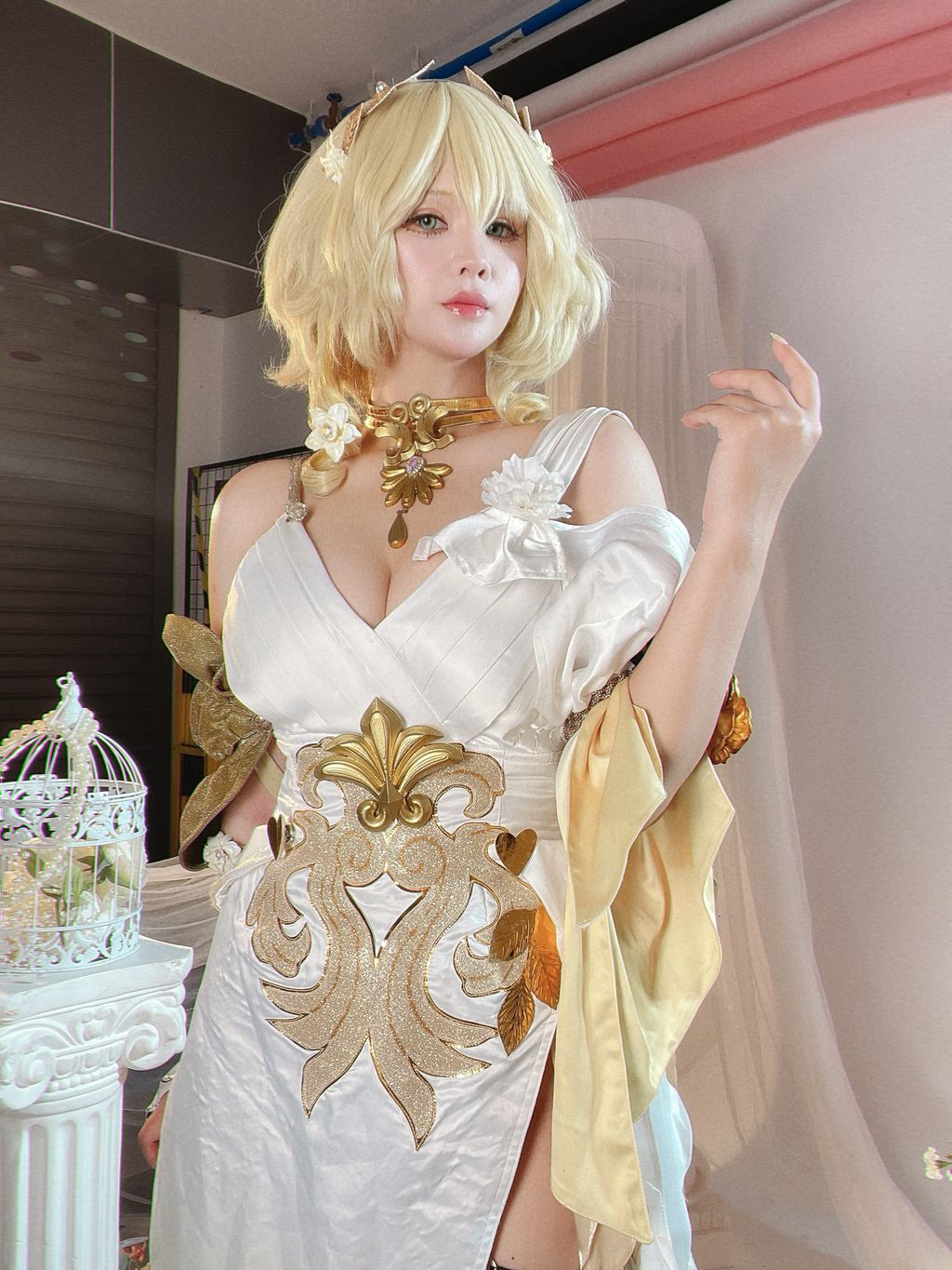 Coser@Pyon: Pyoncos (ピオン) Aglaea HonkaiStar Rail 崩铁 阿格莱雅 (99 photos + 3 videos) 9 Coser@Pyon: Pyoncos (ピオン) Aglaea HonkaiStar Rail 崩铁 阿格莱雅 (99 photos + 3 videos) 9