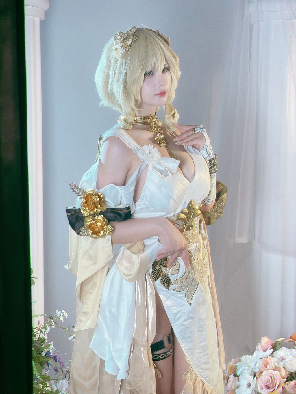 Coser@Pyon: Pyoncos (ピオン) Aglaea HonkaiStar Rail 崩铁 阿格莱雅 (99 photos + 3 videos) 16 Coser@Pyon: Pyoncos (ピオン) Aglaea HonkaiStar Rail 崩铁 阿格莱雅 (99 photos + 3 videos) 16